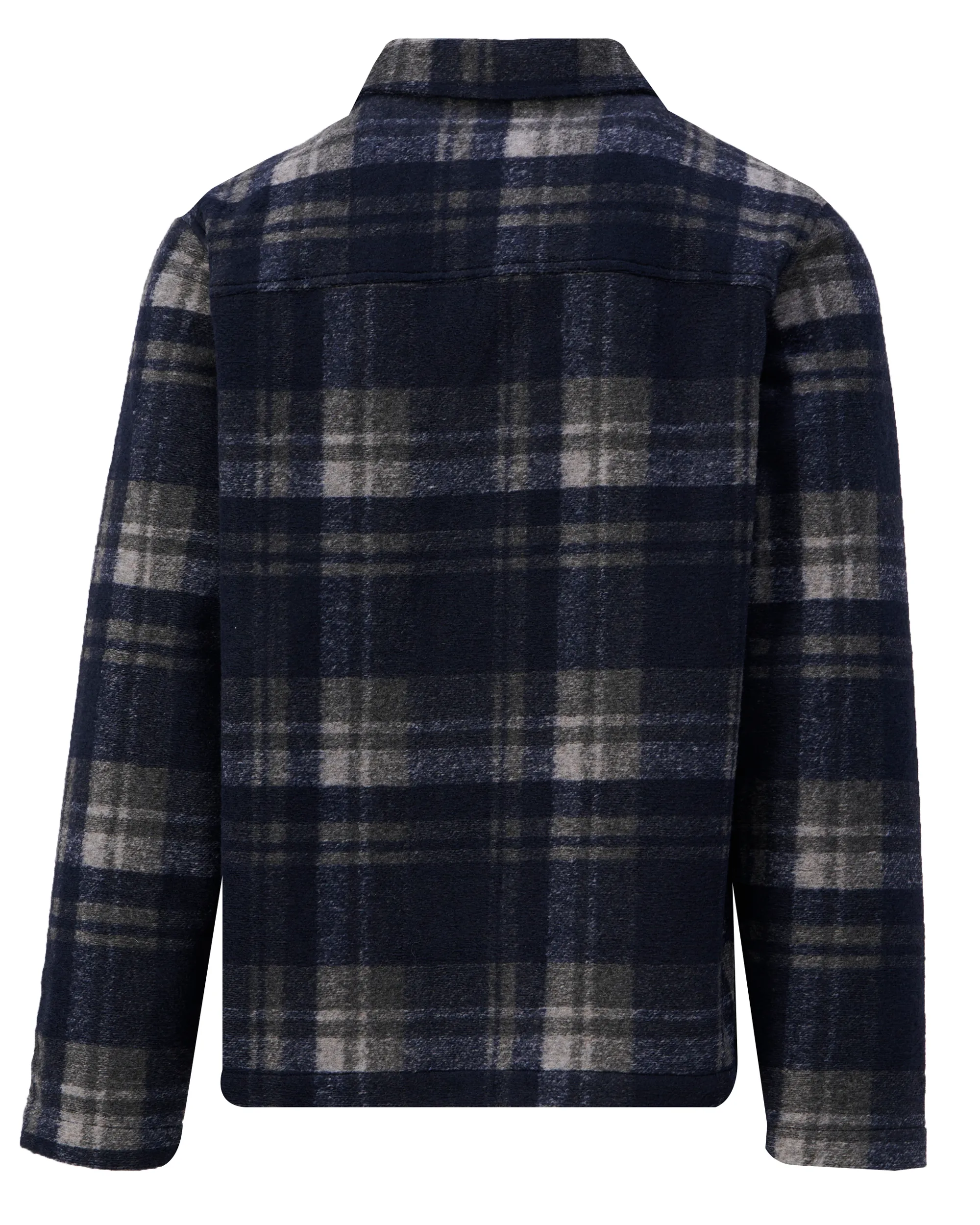 J.C. RAGS Overshirt Sky captain blue grote ruit 107581-001-L