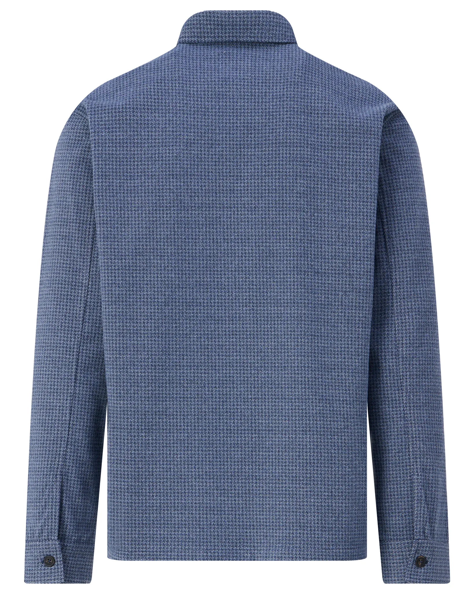 Campbell Overshirt Walker Pied de Poule Medieval blue dessin 107586-001-L