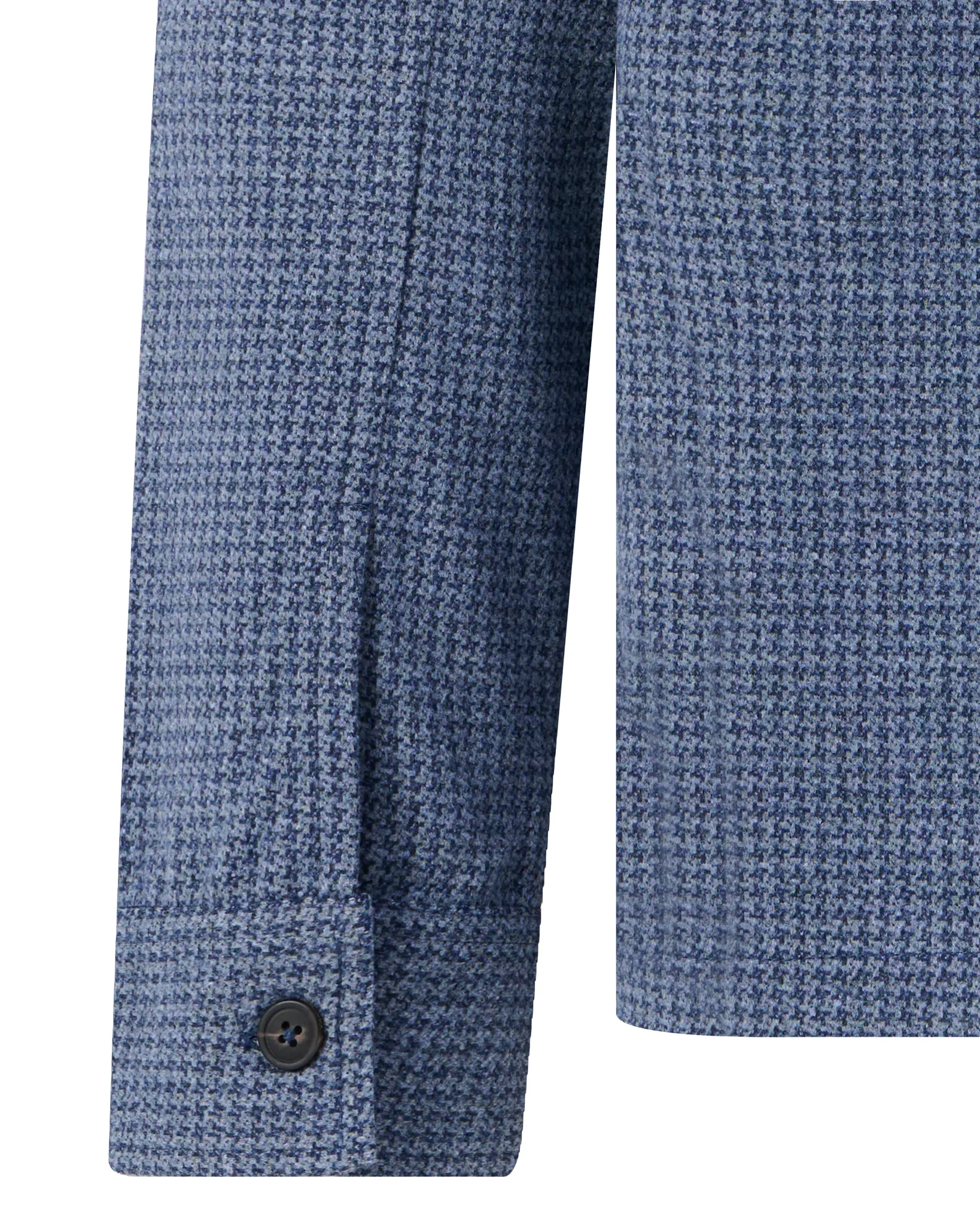 Campbell Overshirt Walker Pied de Poule Medieval blue dessin 107586-001-L