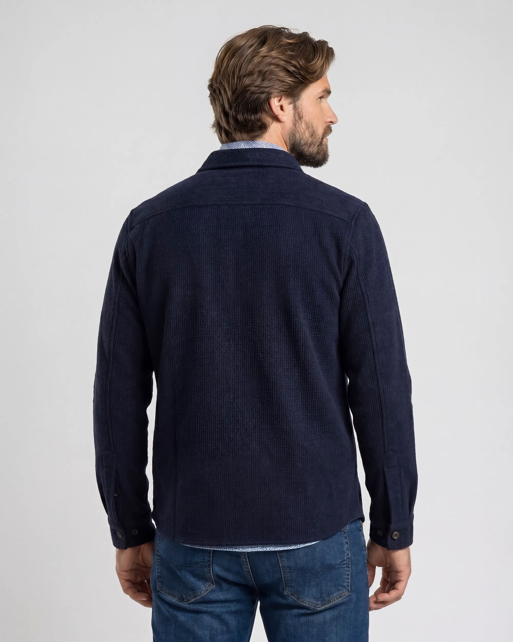 Campbell Overshirt Peter Night Sky 107588-001-XL