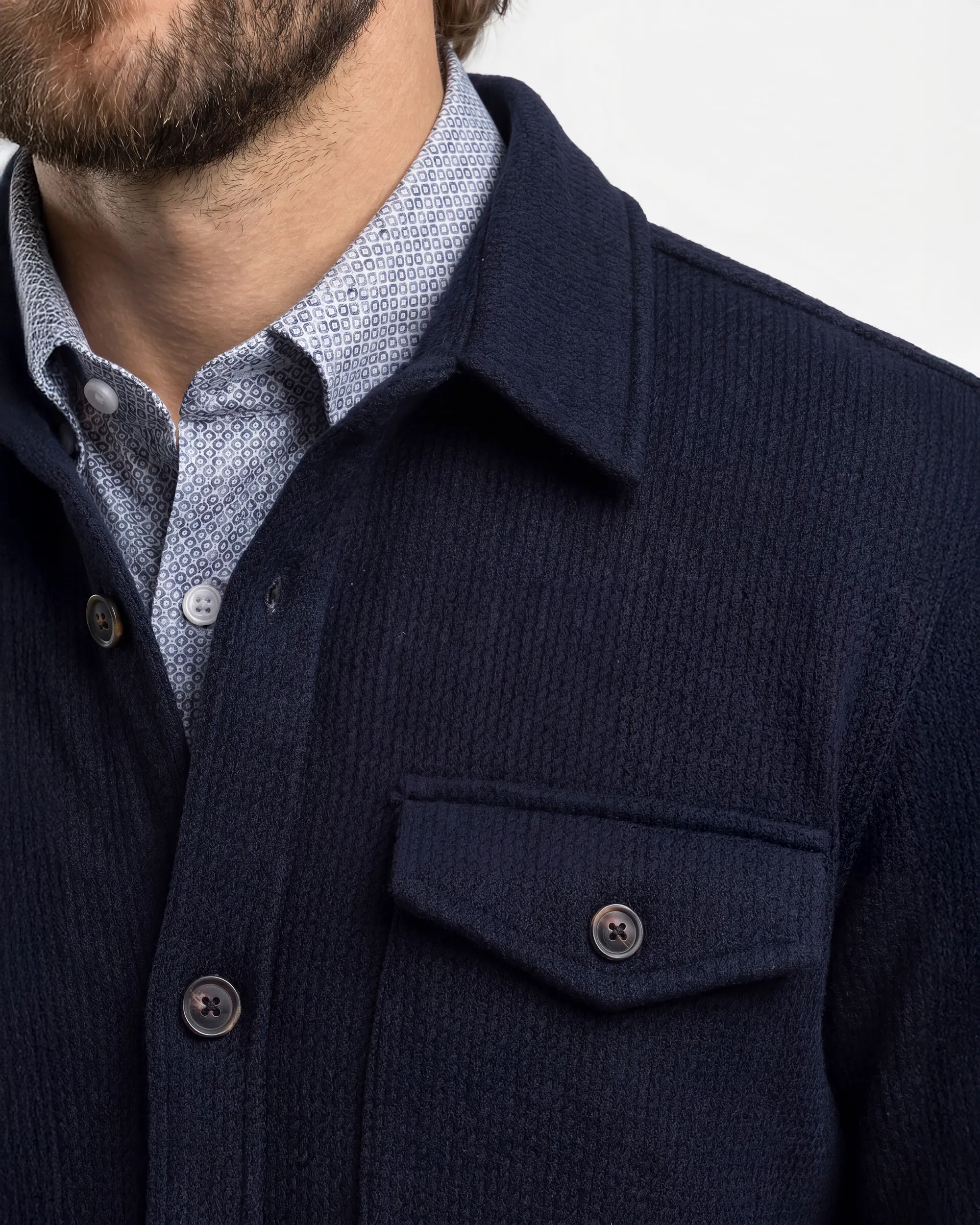 Campbell Overshirt Peter Night Sky 107588-001-XL