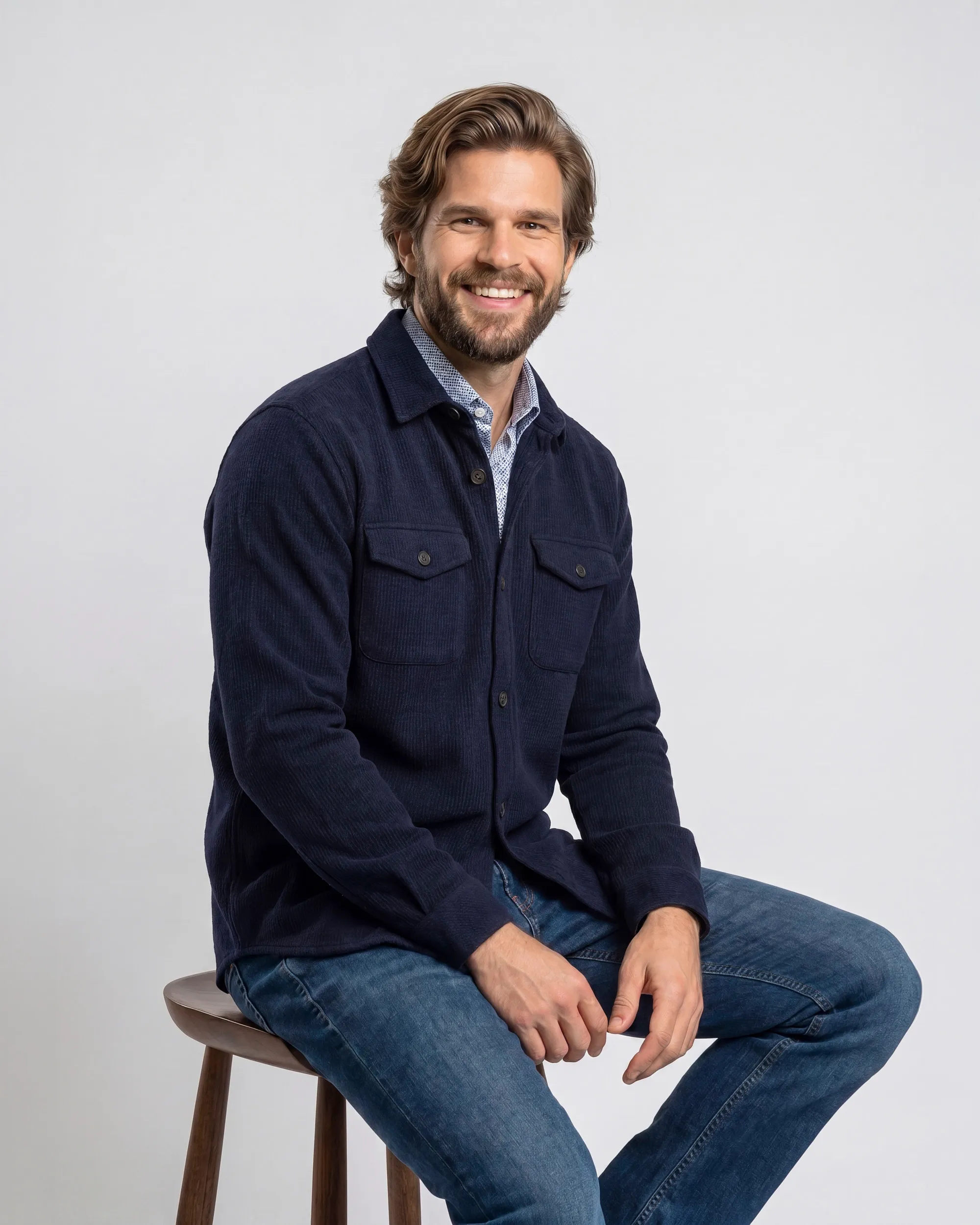 Campbell Overshirt Peter Night Sky 107588-001-XL