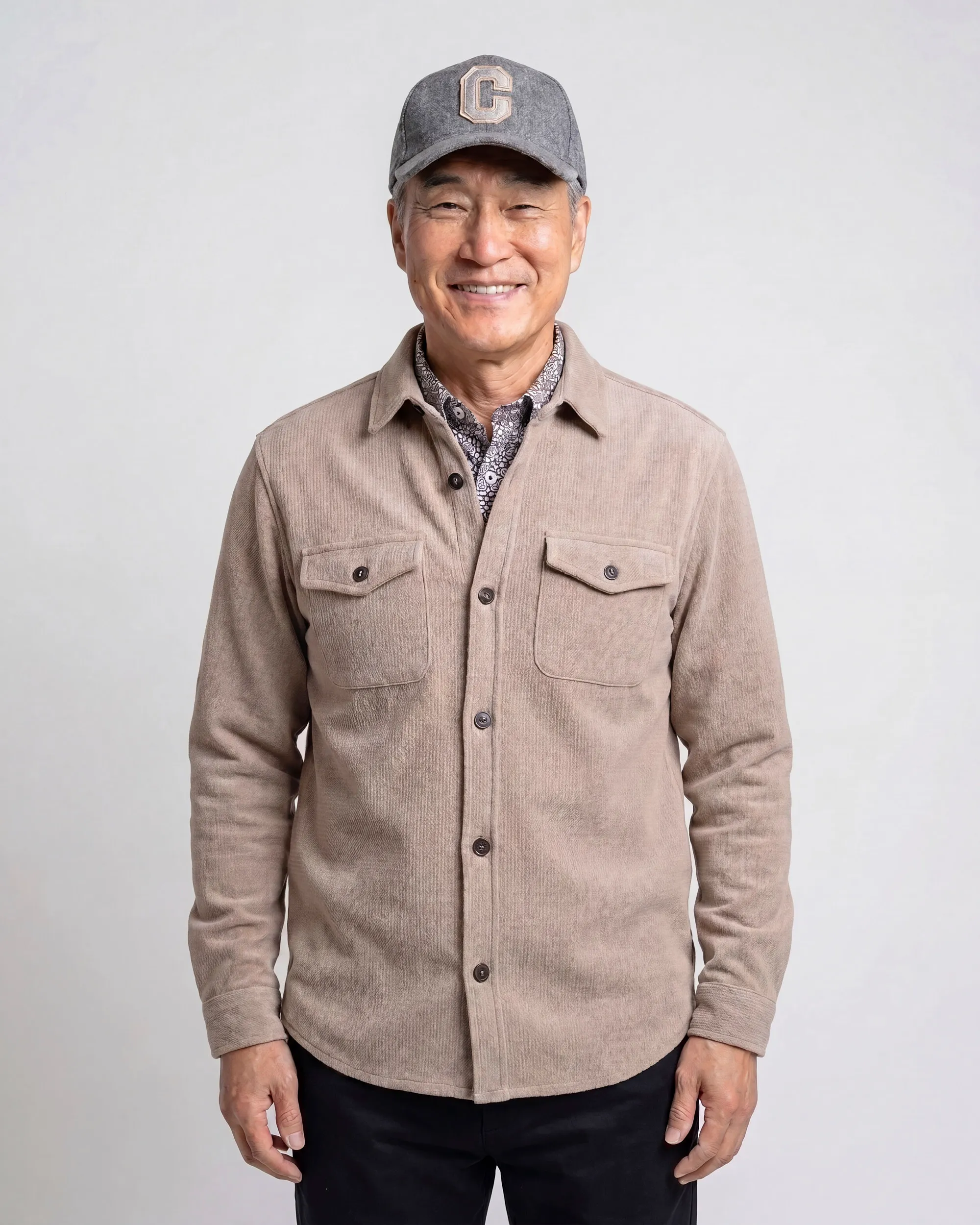 Campbell Overshirt Peter Simply Taupe  107588-003-XL