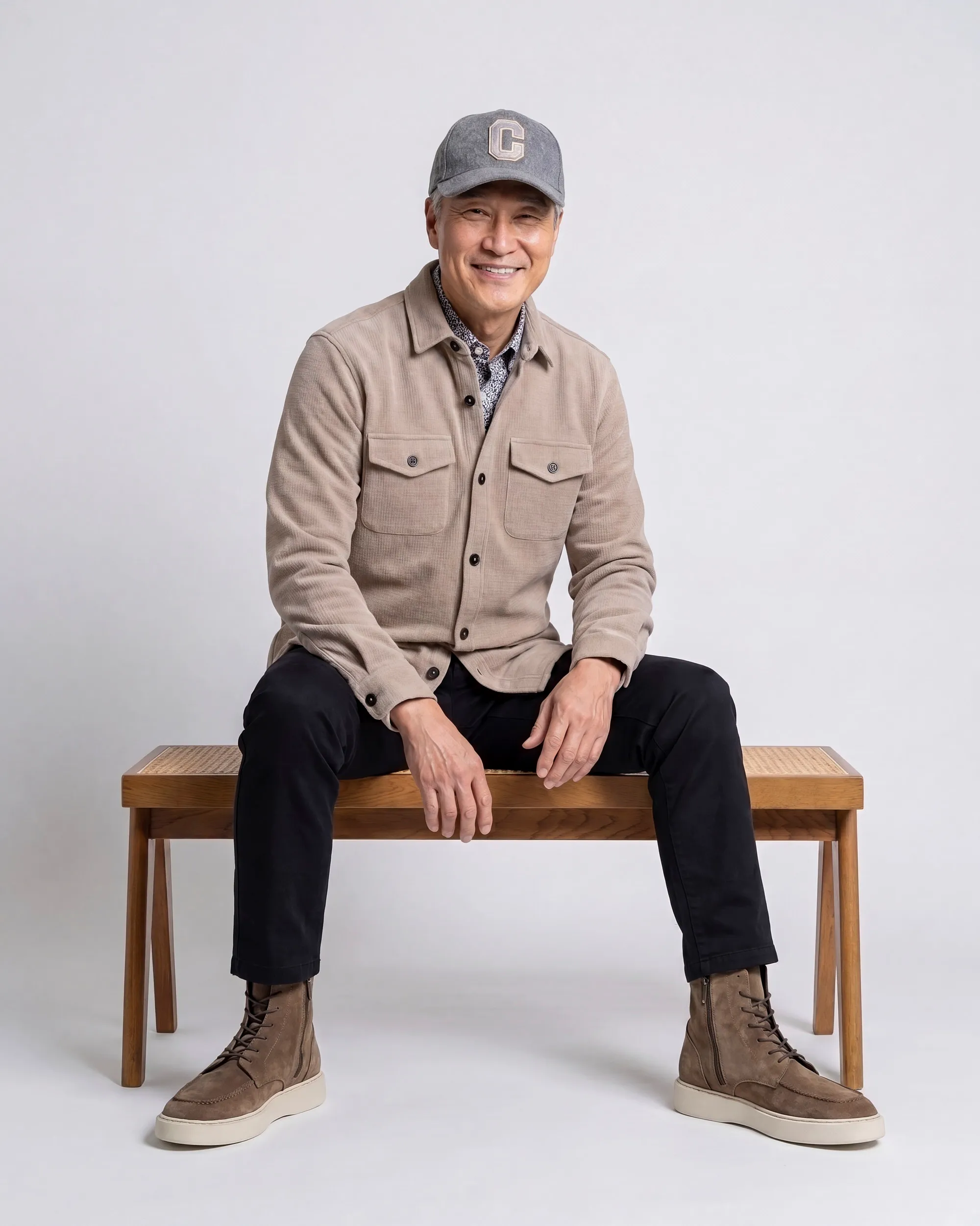 Campbell Overshirt Peter Simply Taupe  107588-003-XL