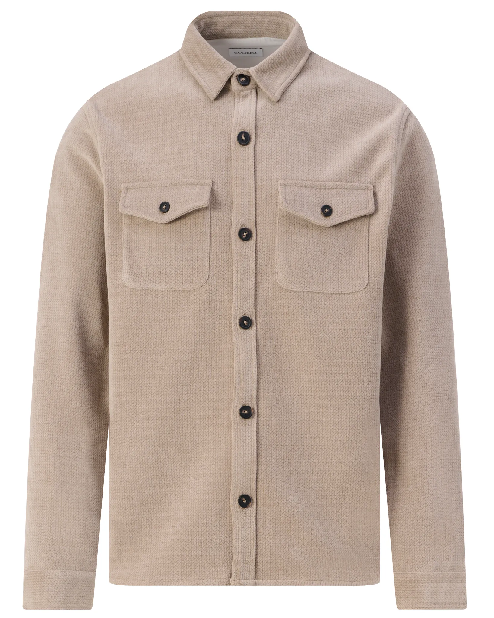 Campbell Overshirt Peter Simply Taupe  107588-003-XL