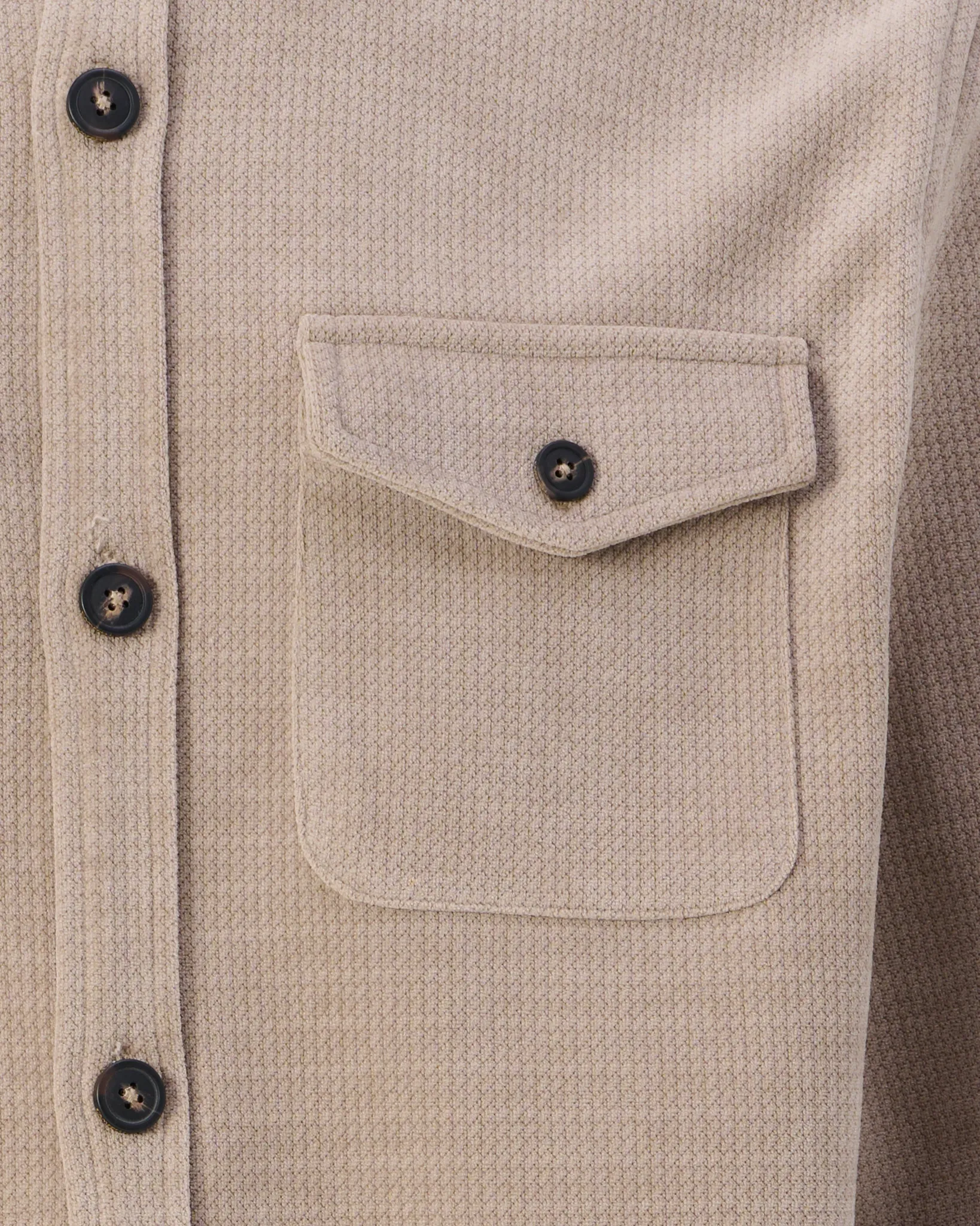 Campbell Overshirt Peter Simply Taupe  107588-003-XL
