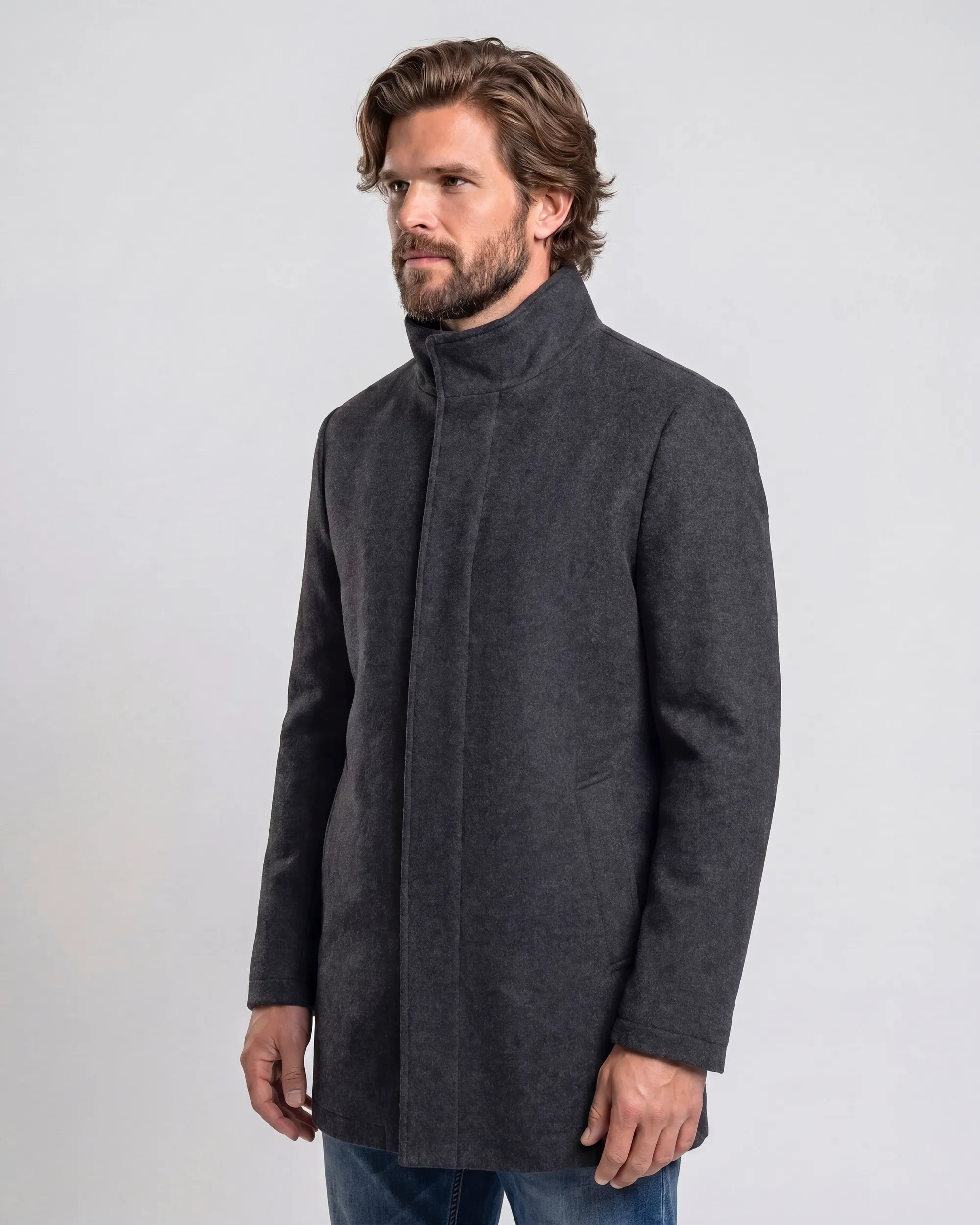 Campbell Manteljas Miller Grey melange 107593-001-L
