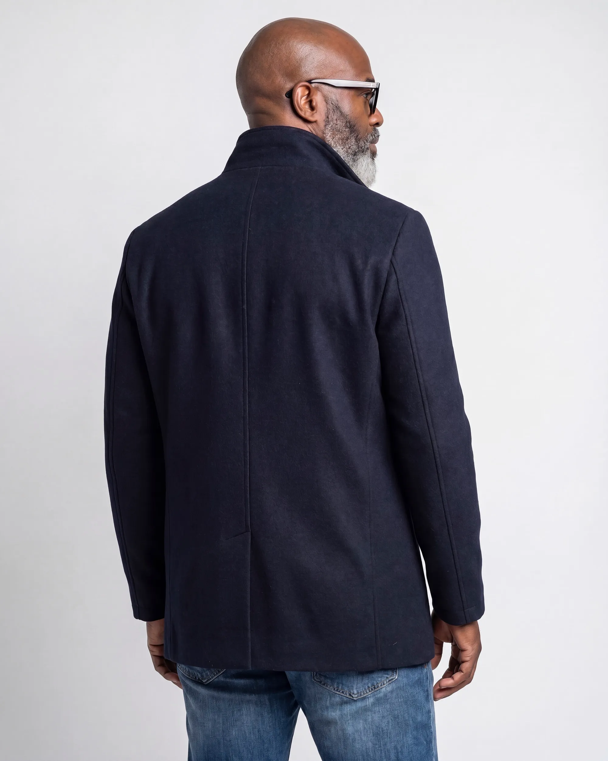 Campbell Manteljas Miller Navy melange 107593-002-L