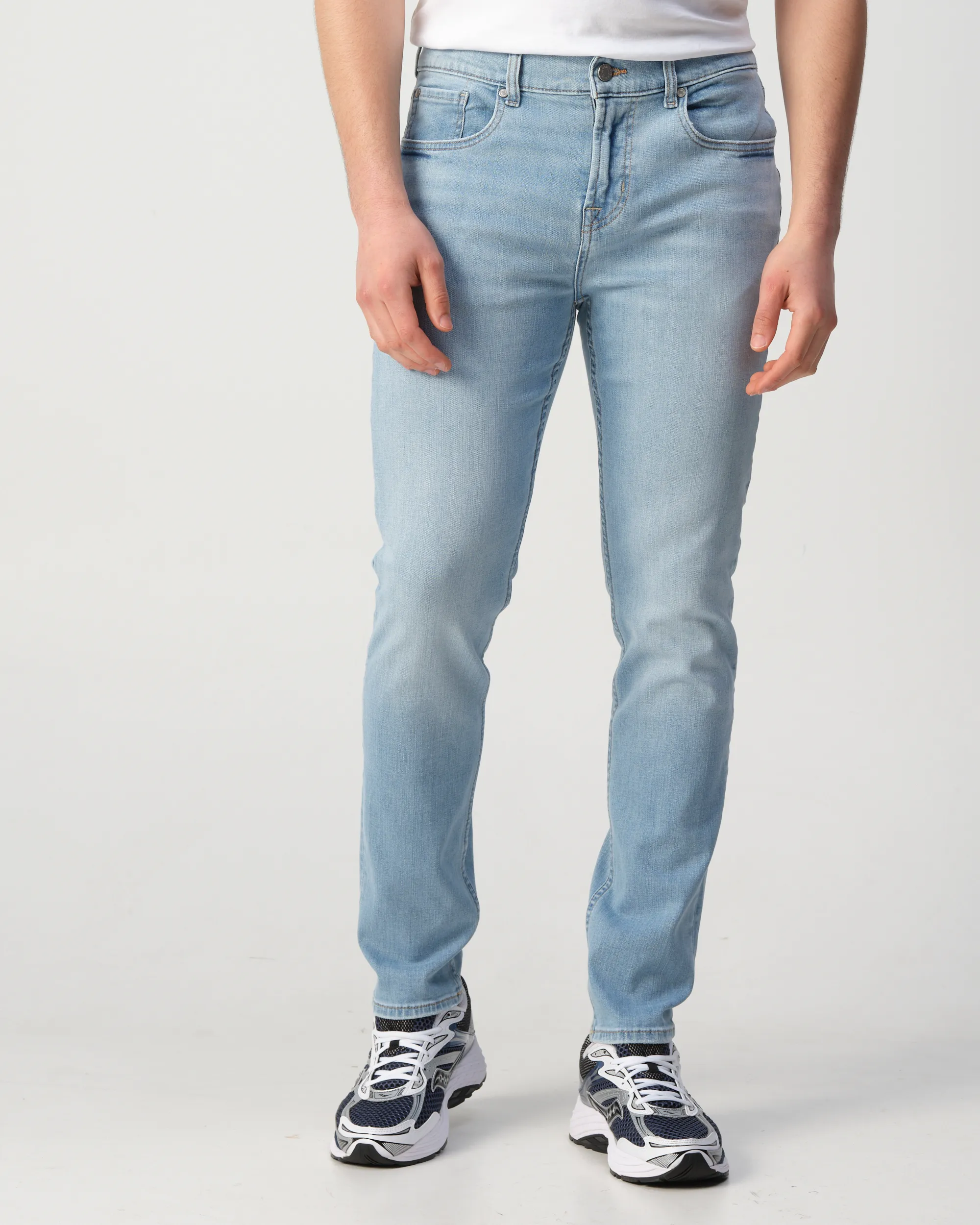 7 For All Mankind Slimmy Jeans Licht blauw 107594-001-30