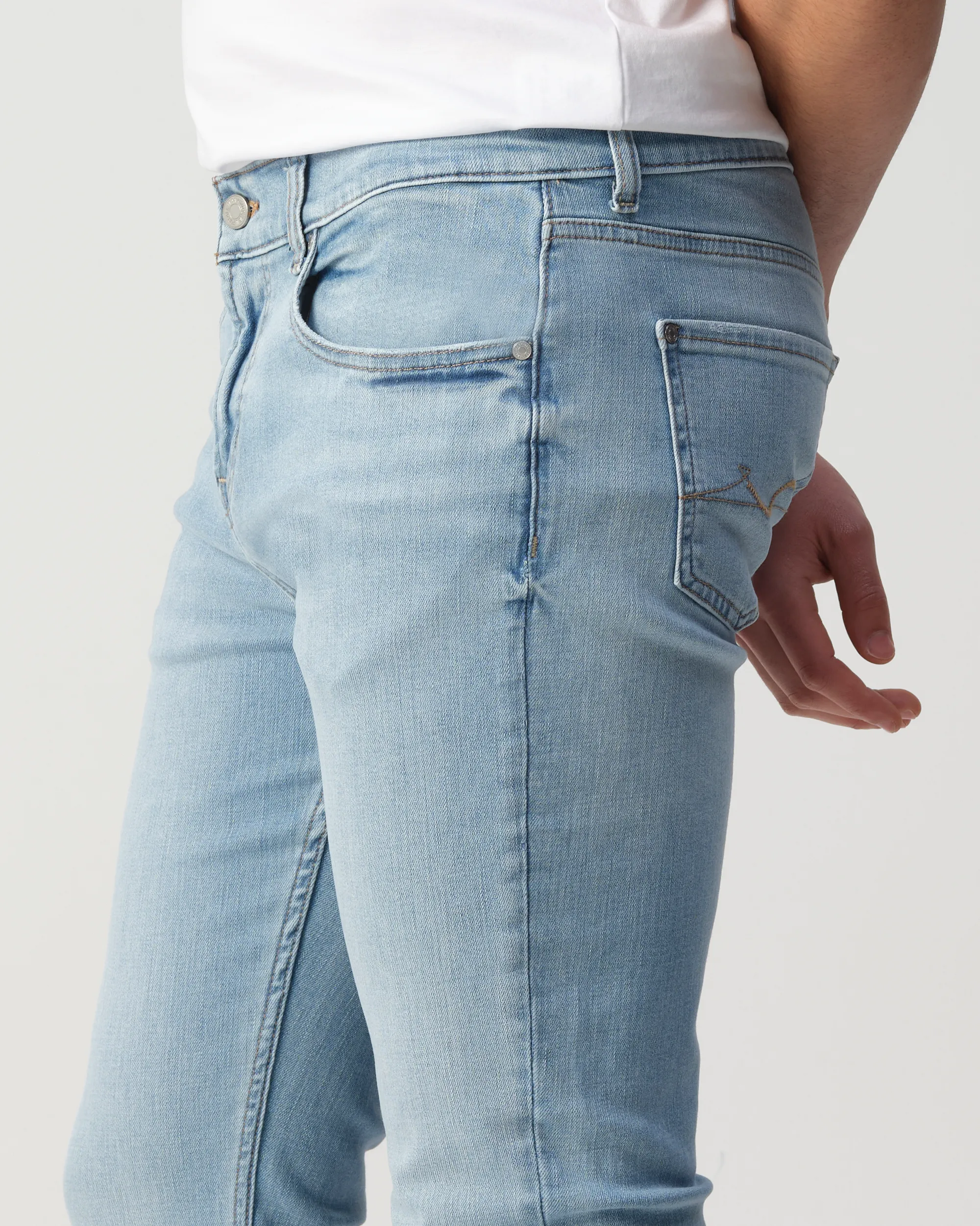 7 For All Mankind Slimmy Jeans Licht blauw 107594-001-30