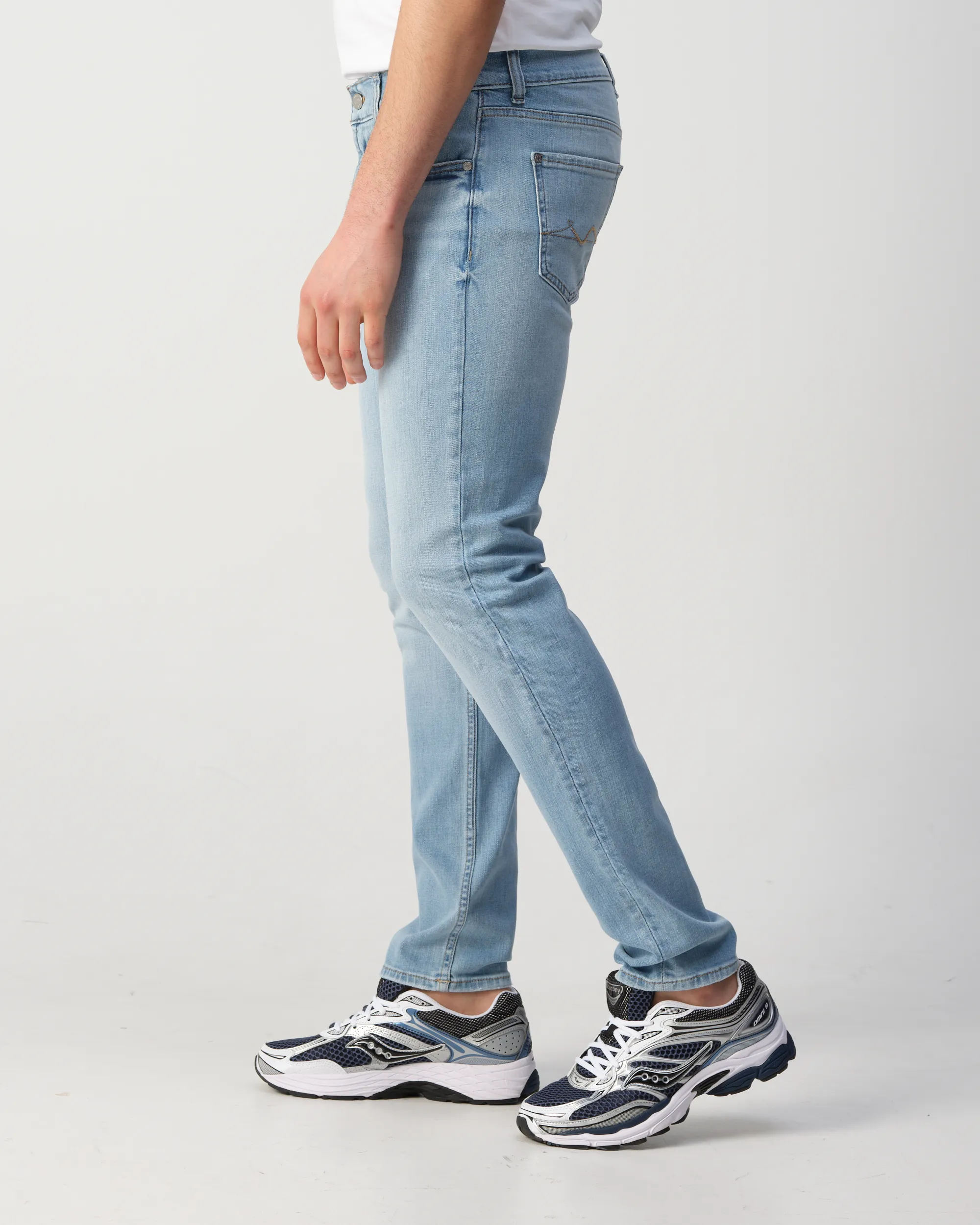 7 For All Mankind Slimmy Jeans Licht blauw 107594-001-30
