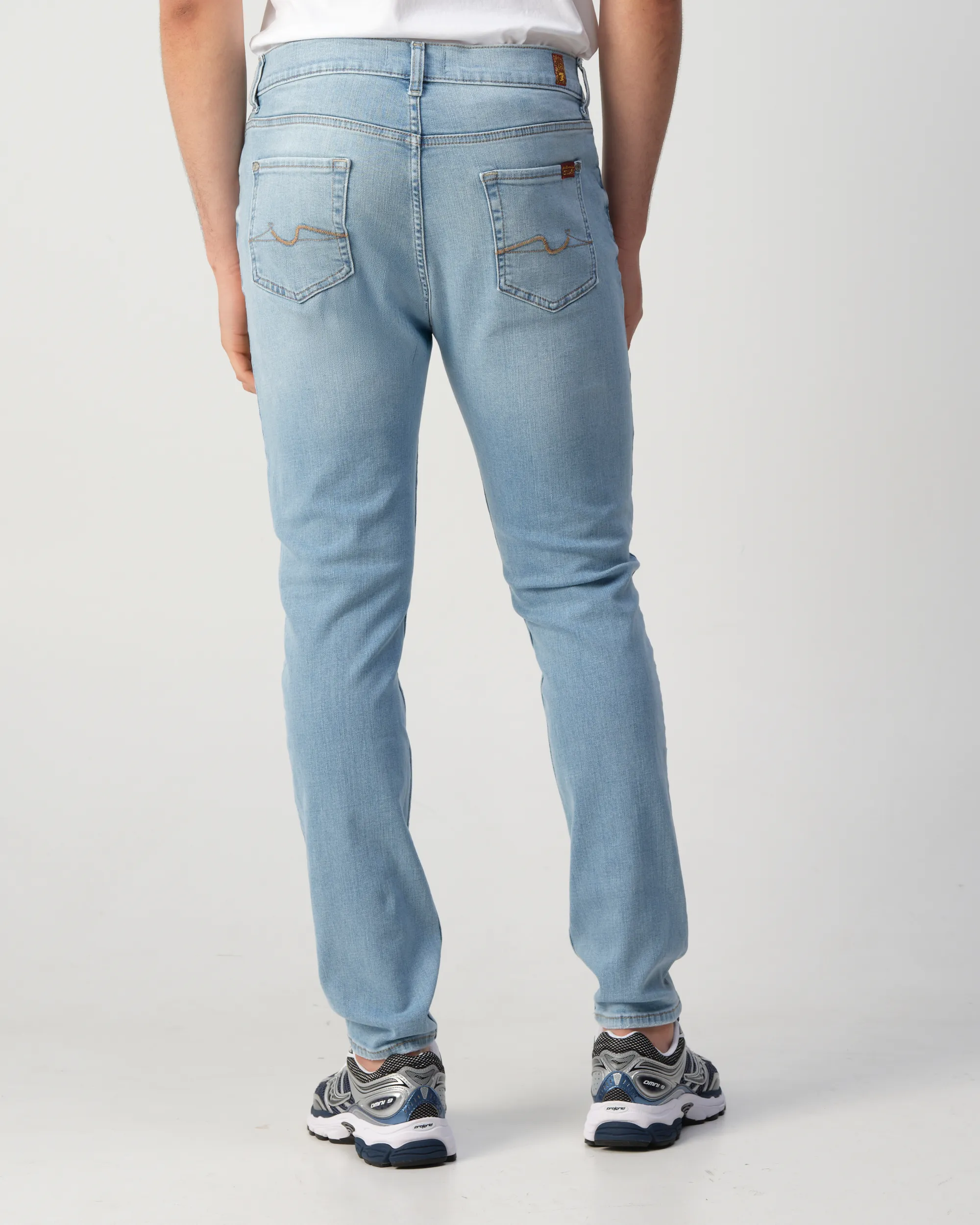 7 For All Mankind Slimmy Jeans Licht blauw 107594-001-30