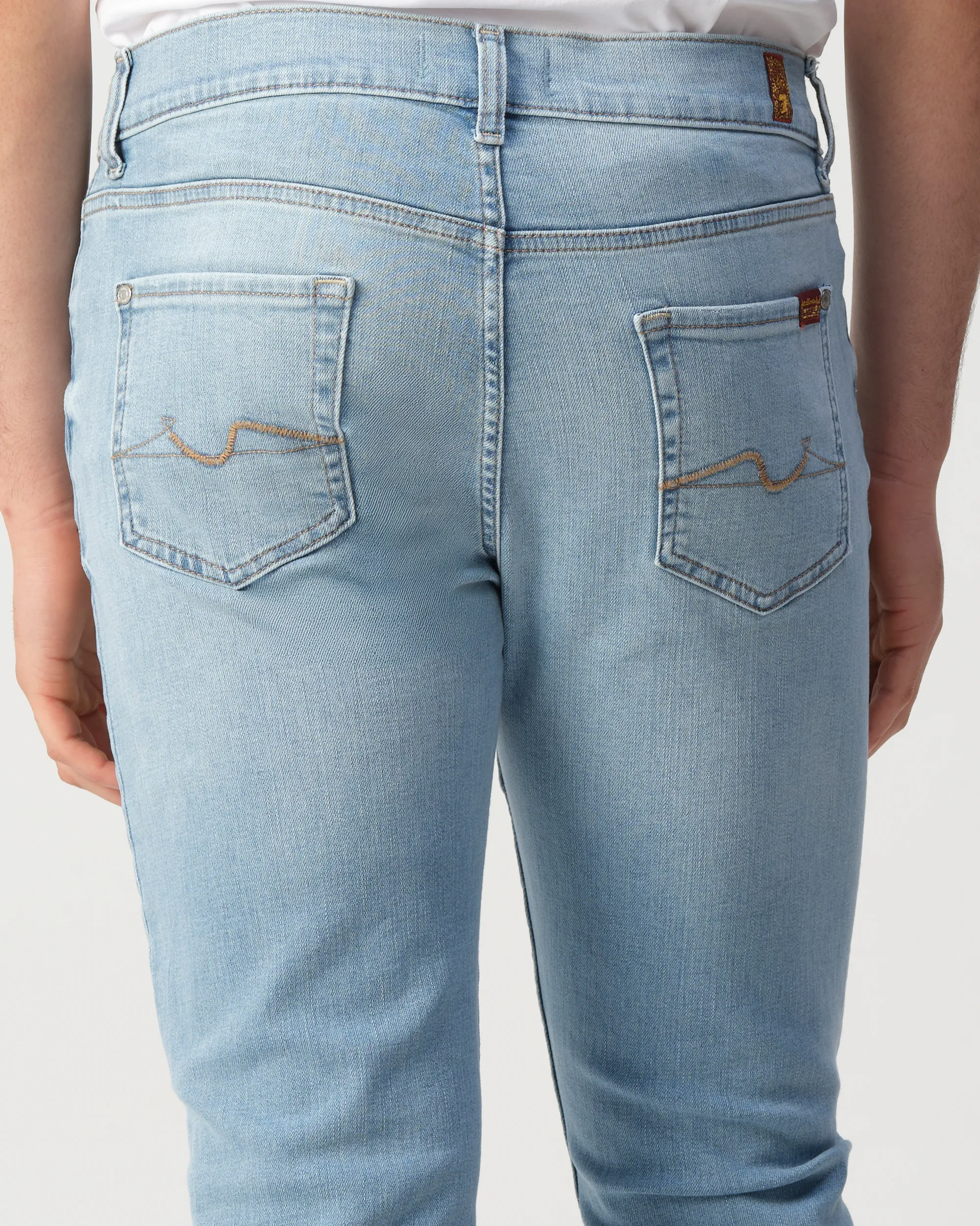 7 For All Mankind Slimmy Jeans Licht blauw 107594-001-30