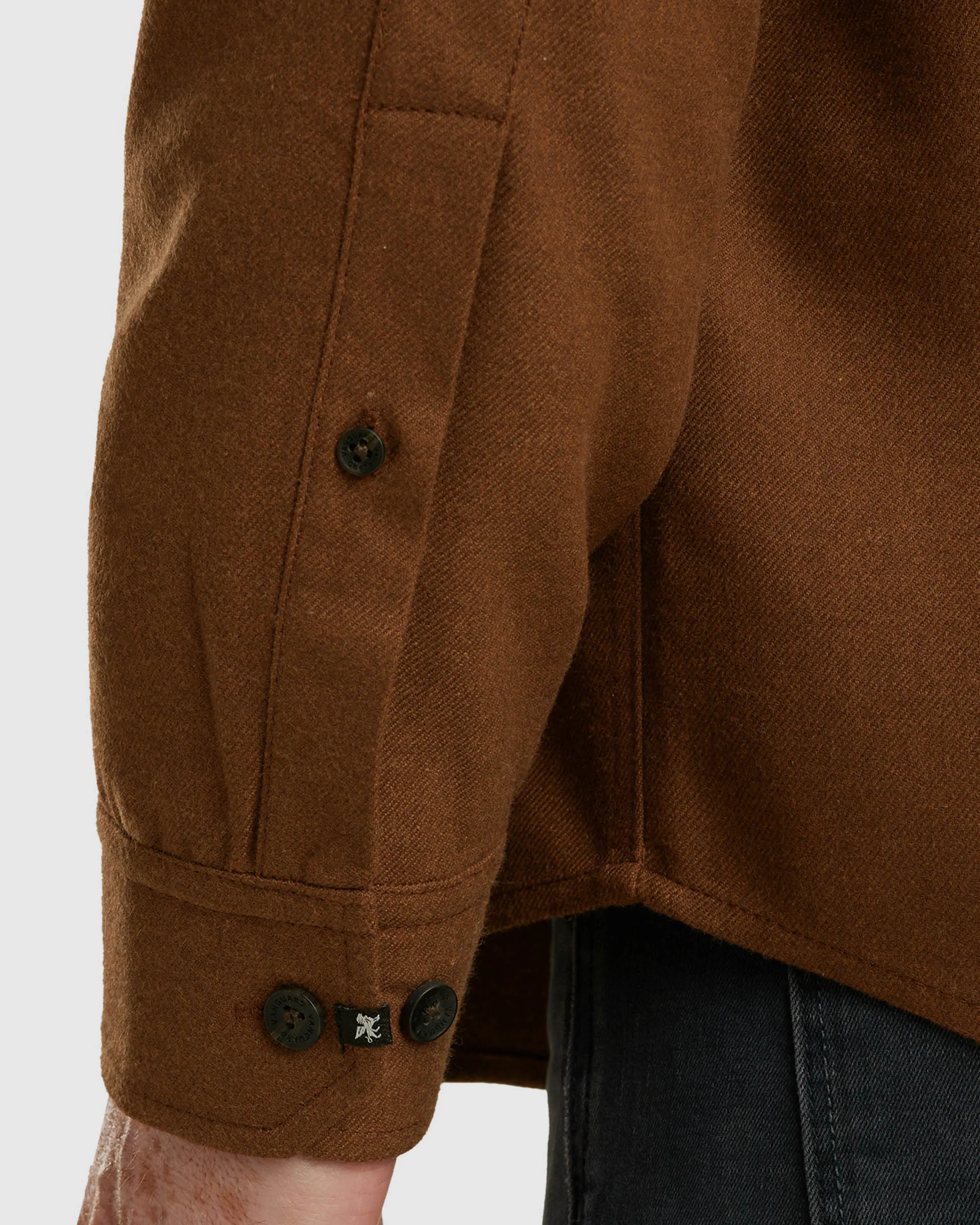 Vanguard Casual Overhemd LM Bruin 107603-001-M