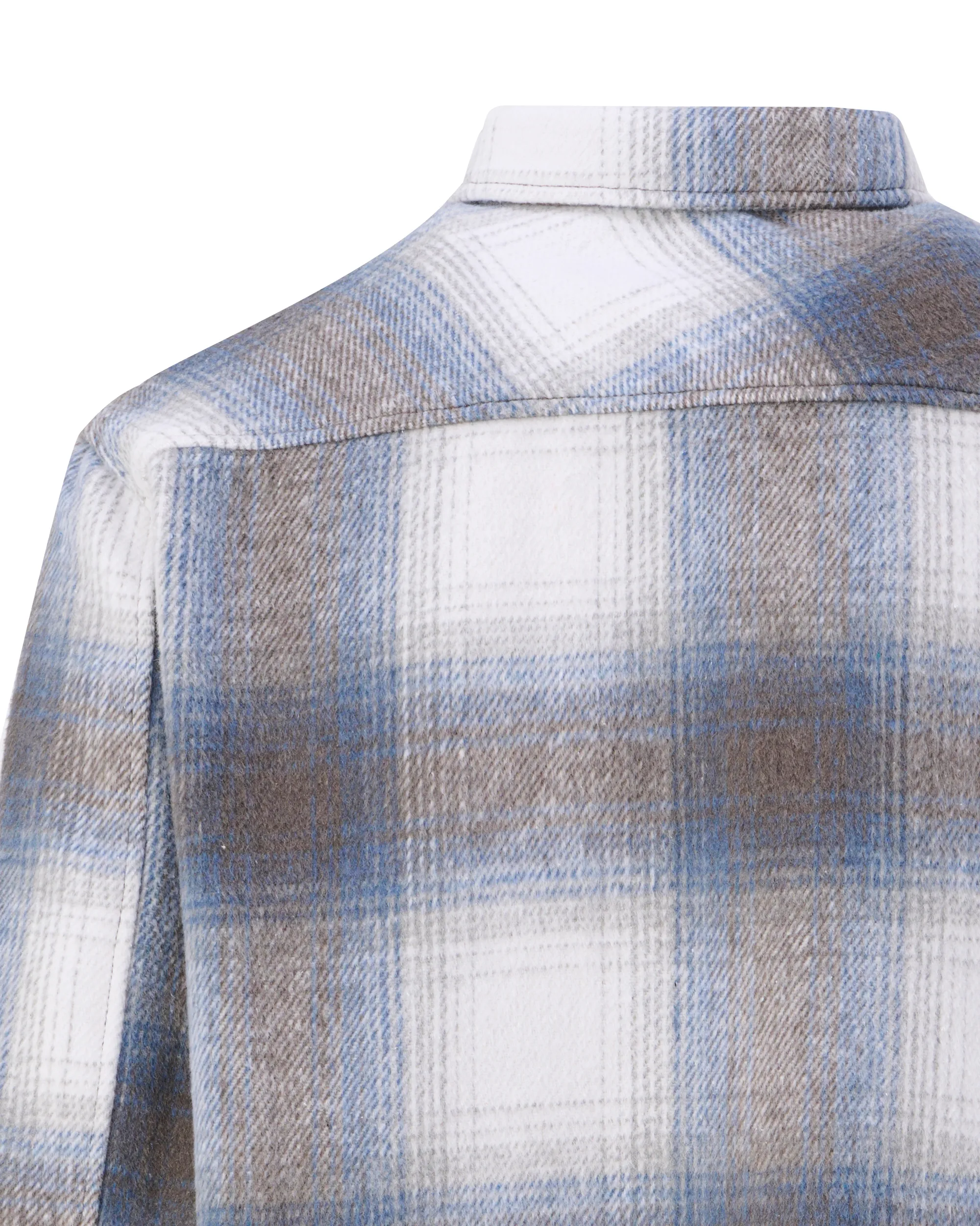 J.C. RAGS Rylee Check Overshirt Plum Kitten Grey big check 107630-001-L