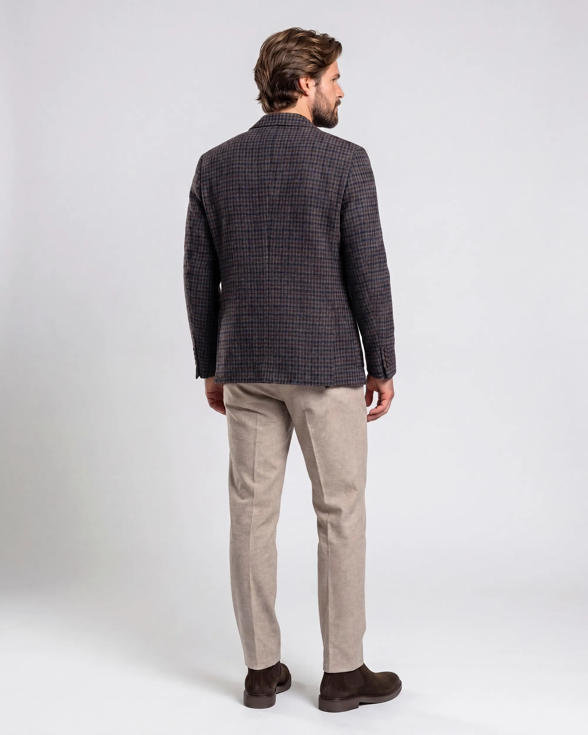 Campbell Colbert Templer Medieval Blue small check 107634-002-48