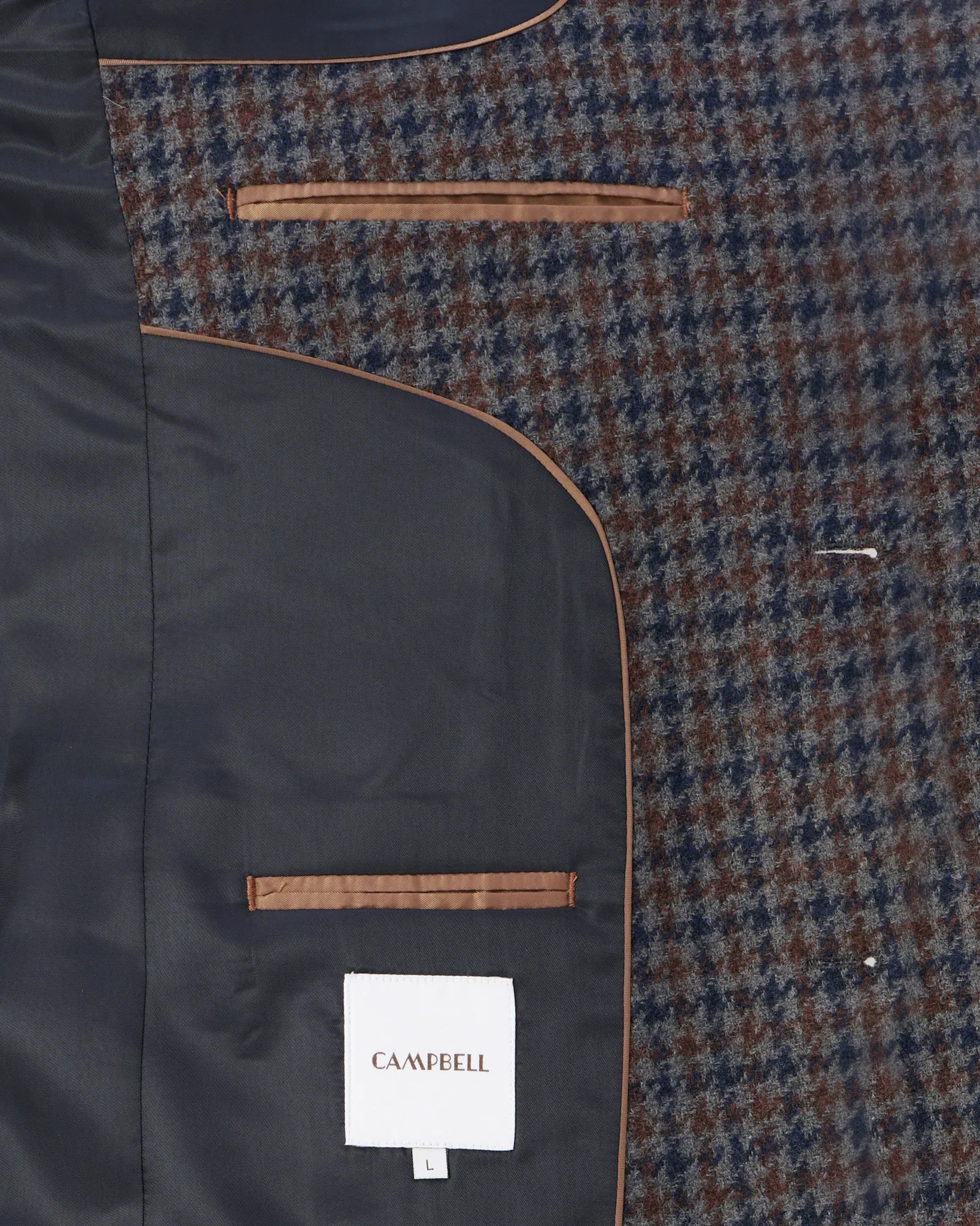 Campbell Colbert Templer Medieval Blue small check 107634-002-48