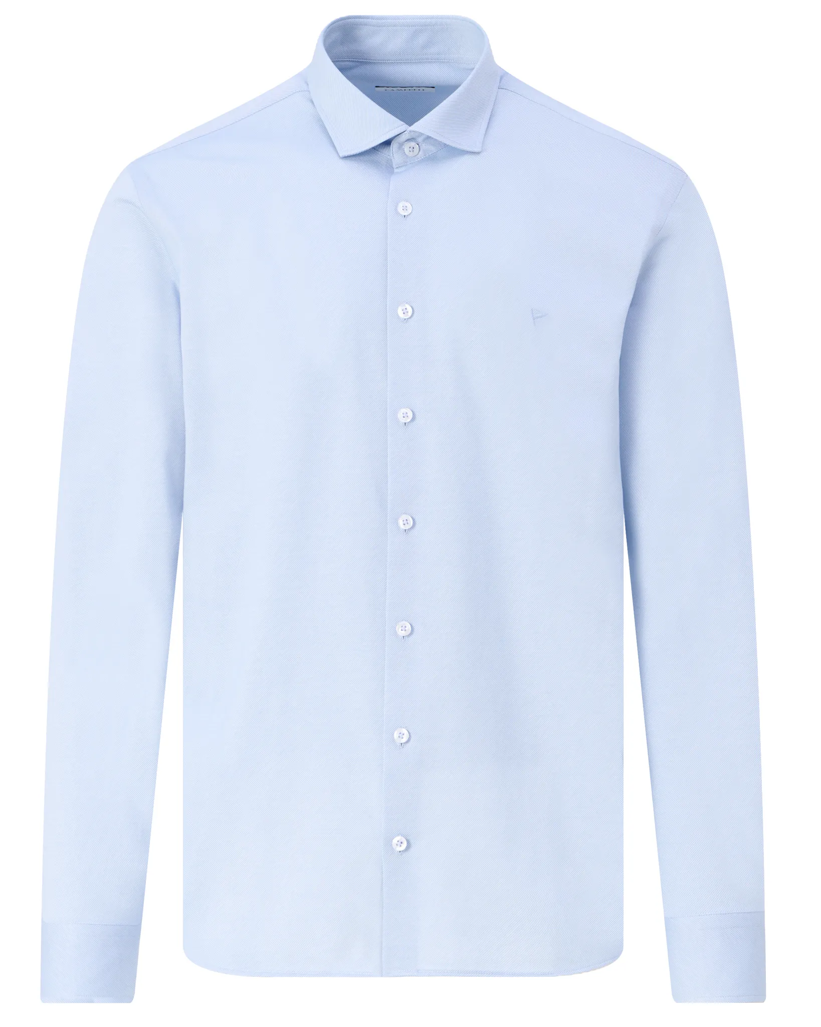 Campbell Casual Overhemd LM Chambray Blue 107638-002-L