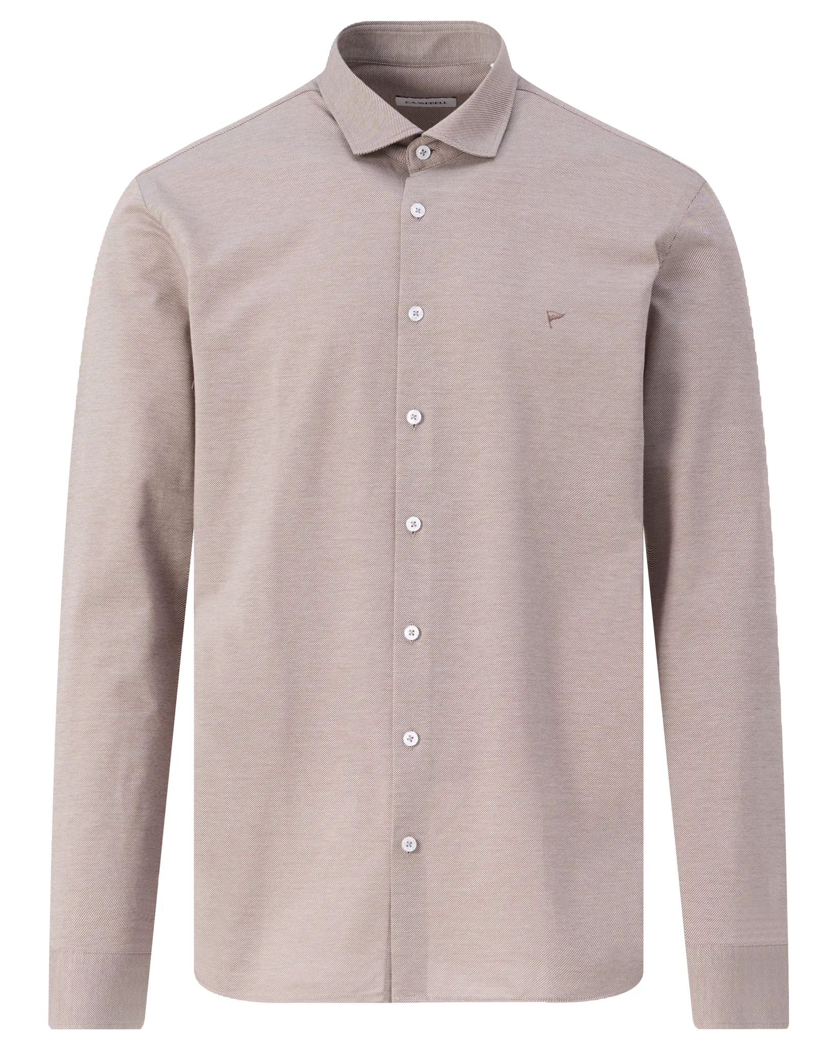 Campbell Casual Overhemd LM Coffee Bean brown 107638-003-L