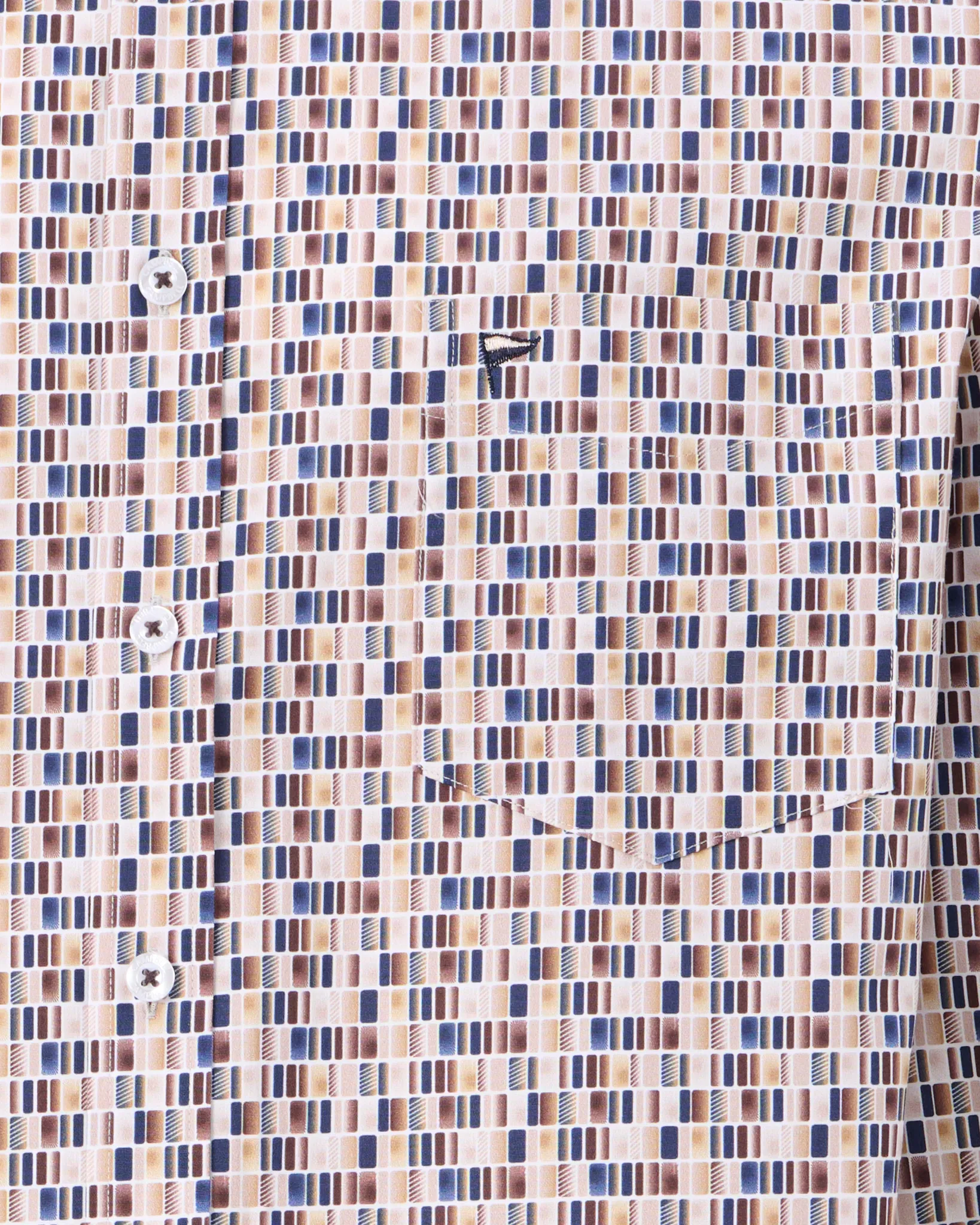 Campbell Casual Overhemd LM Coffee Bean brown 107639-001-L