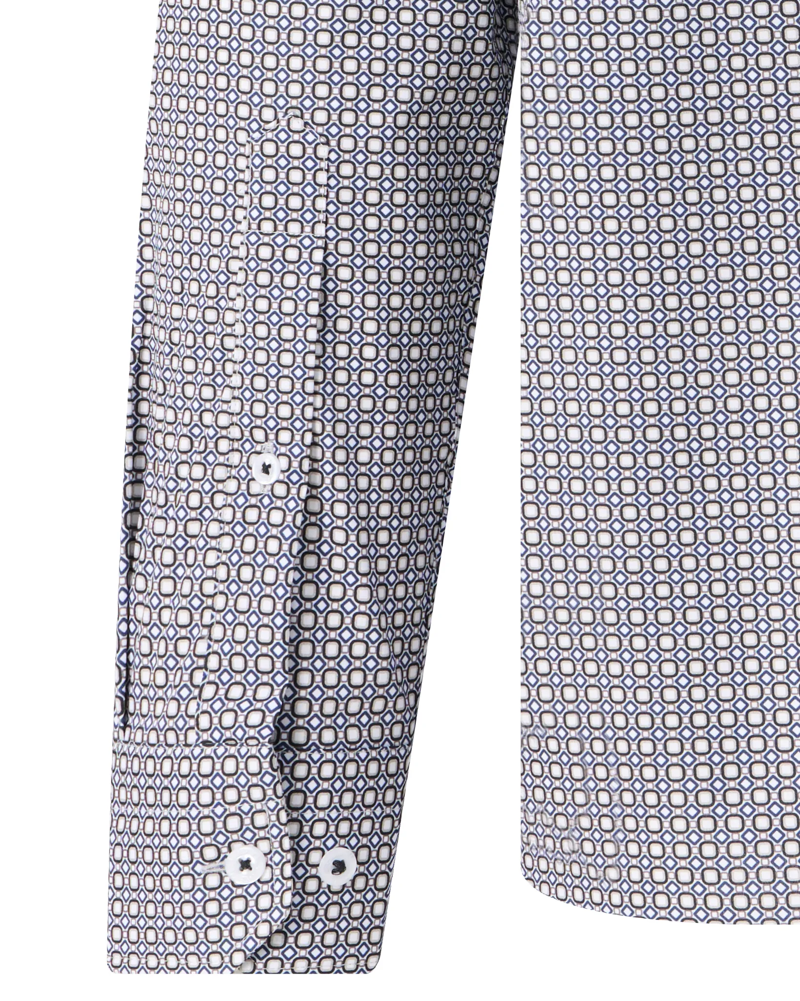 Campbell Casual Overhemd LM Medieval Blue 107640-001-L