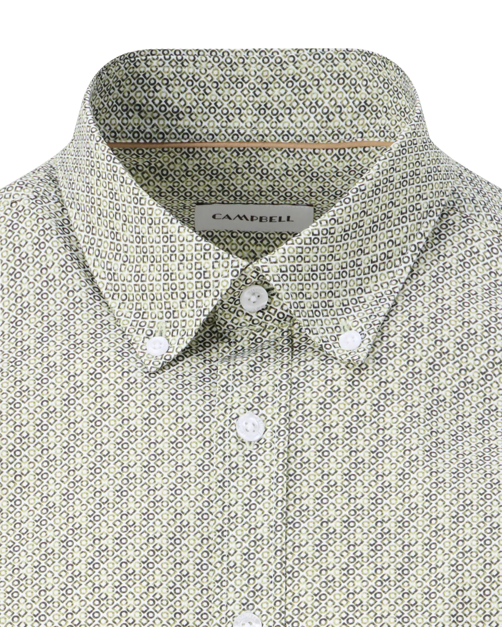 Campbell Casual Overhemd LM Mosstone green 107641-003-L