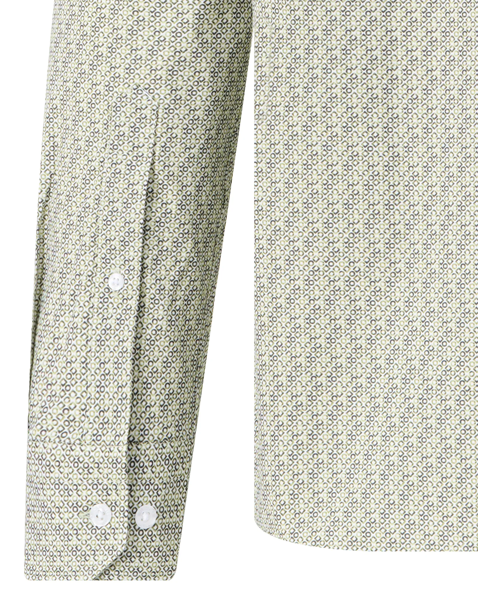 Campbell Casual Overhemd LM Mosstone green 107641-003-L
