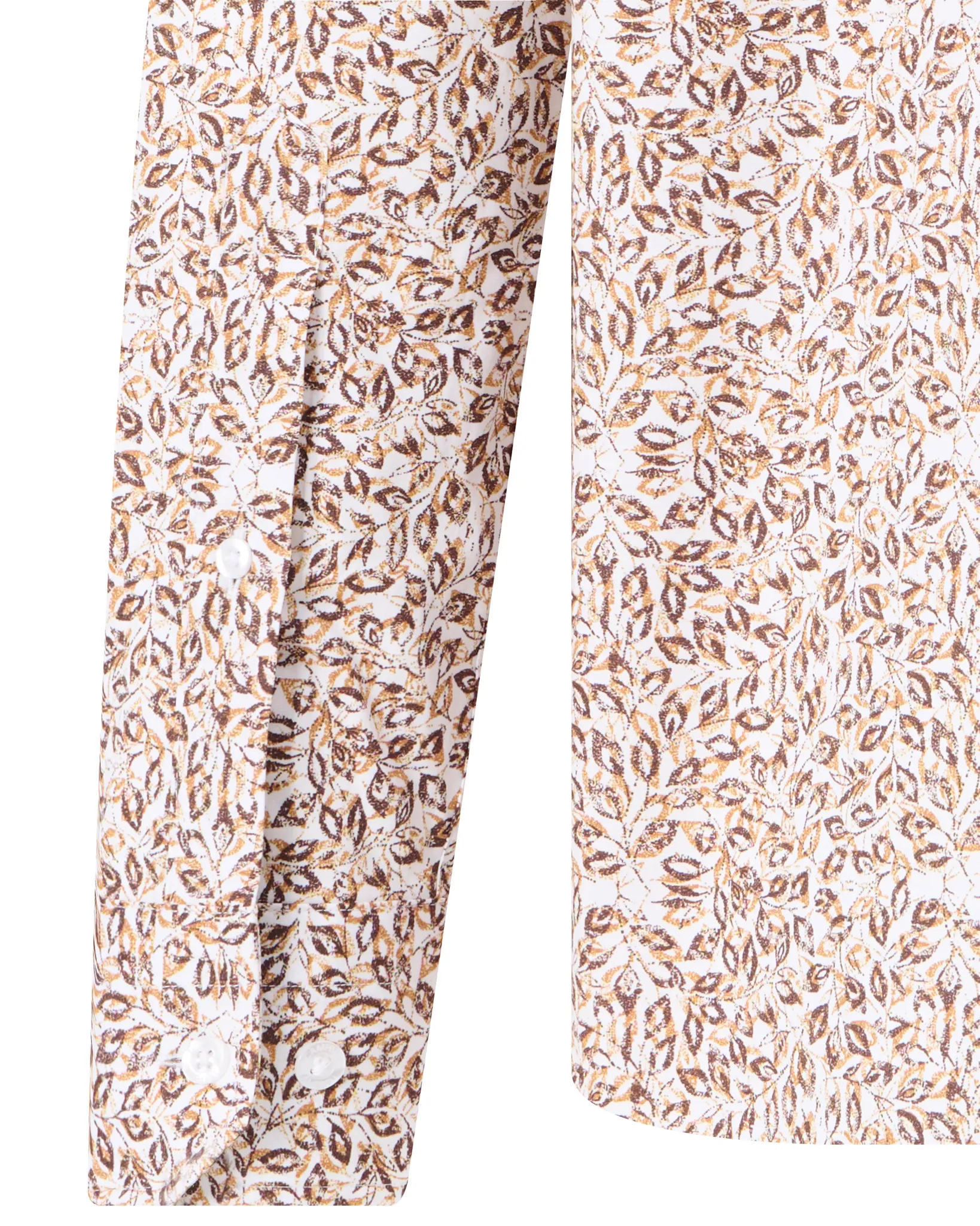 Campbell Casual Overhemd LM Coffee Bean brown 107644-003-L