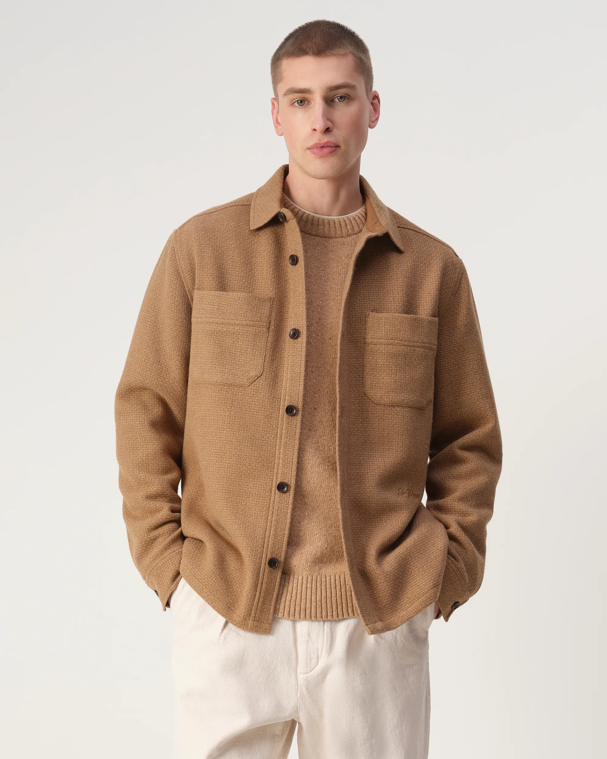 J.C. RAGS Overshirt Starfish brown 107646-002-L
