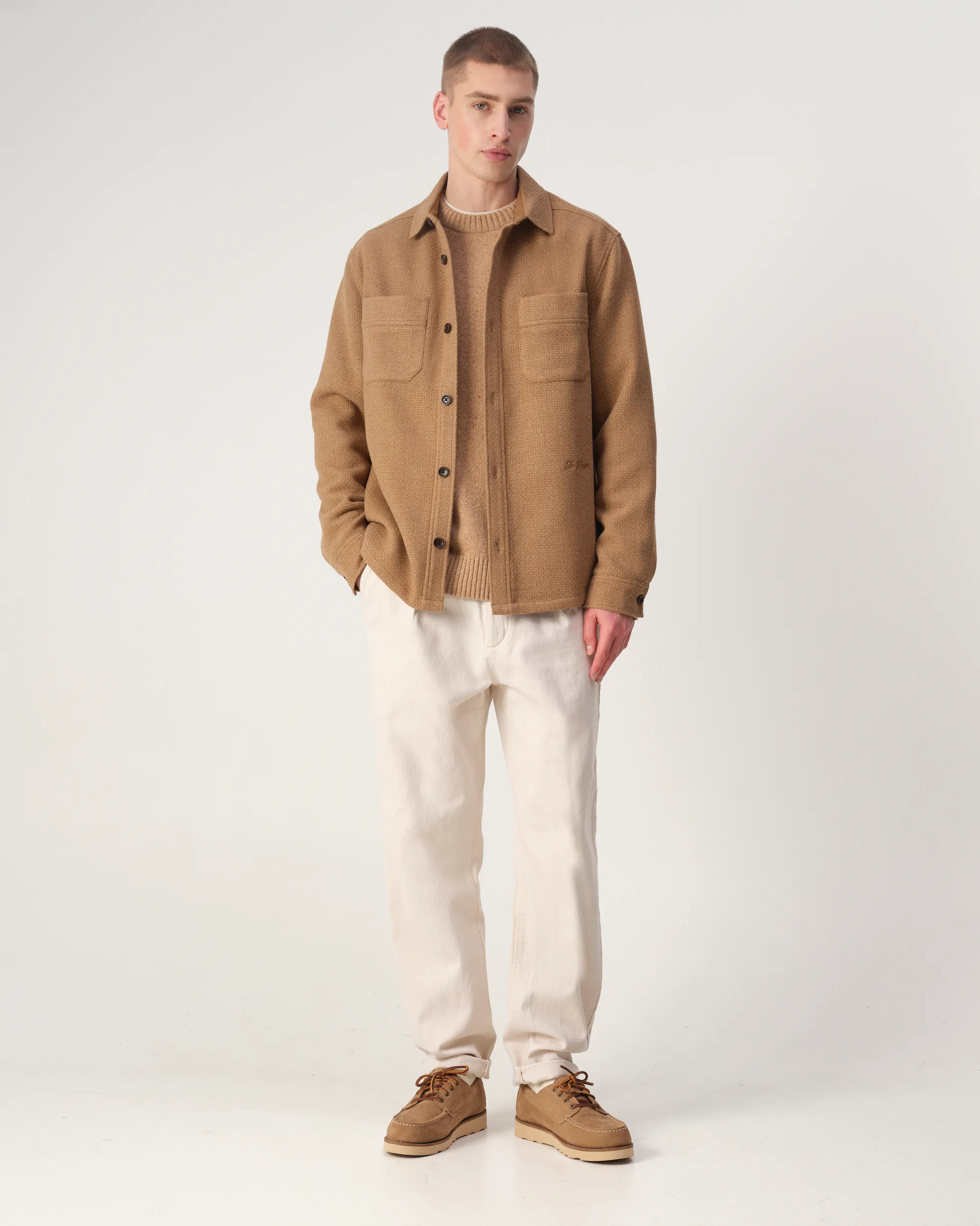 J.C. RAGS Overshirt Starfish brown 107646-002-L