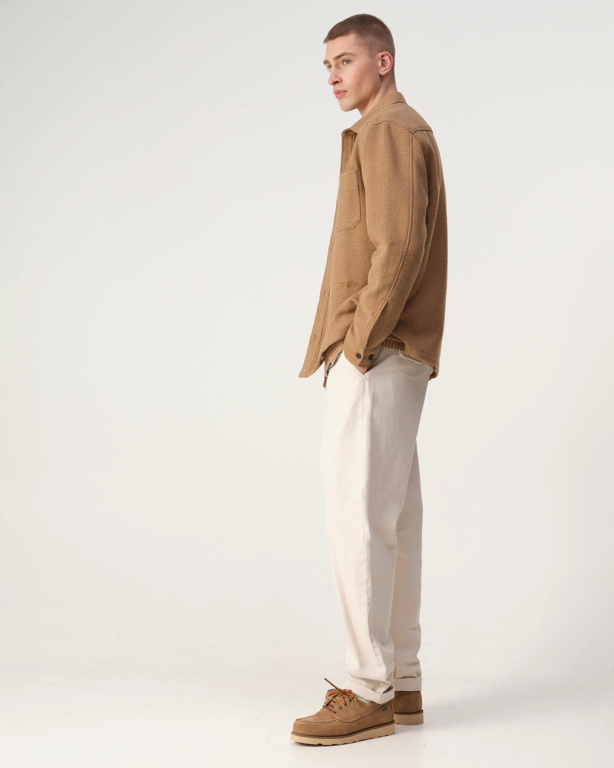 J.C. RAGS Overshirt Starfish brown 107646-002-L