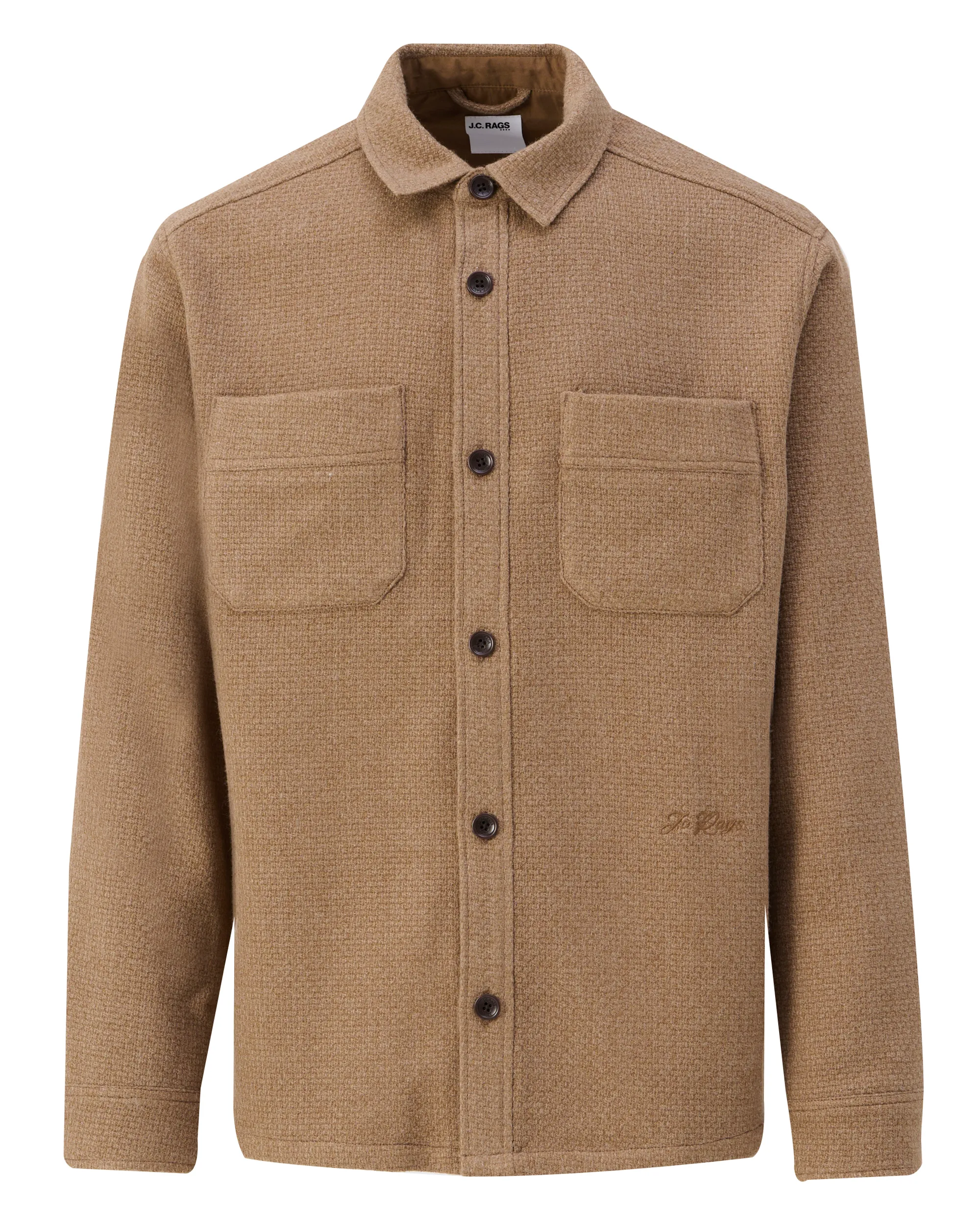 J.C. RAGS Overshirt Starfish brown 107646-002-L