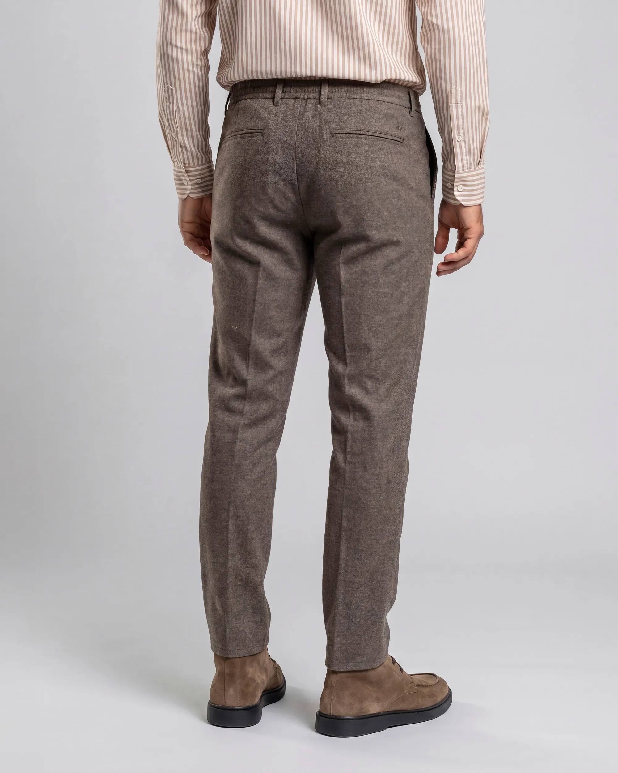 Campbell Chino Heddle Dark Brown melange 107654-002-31