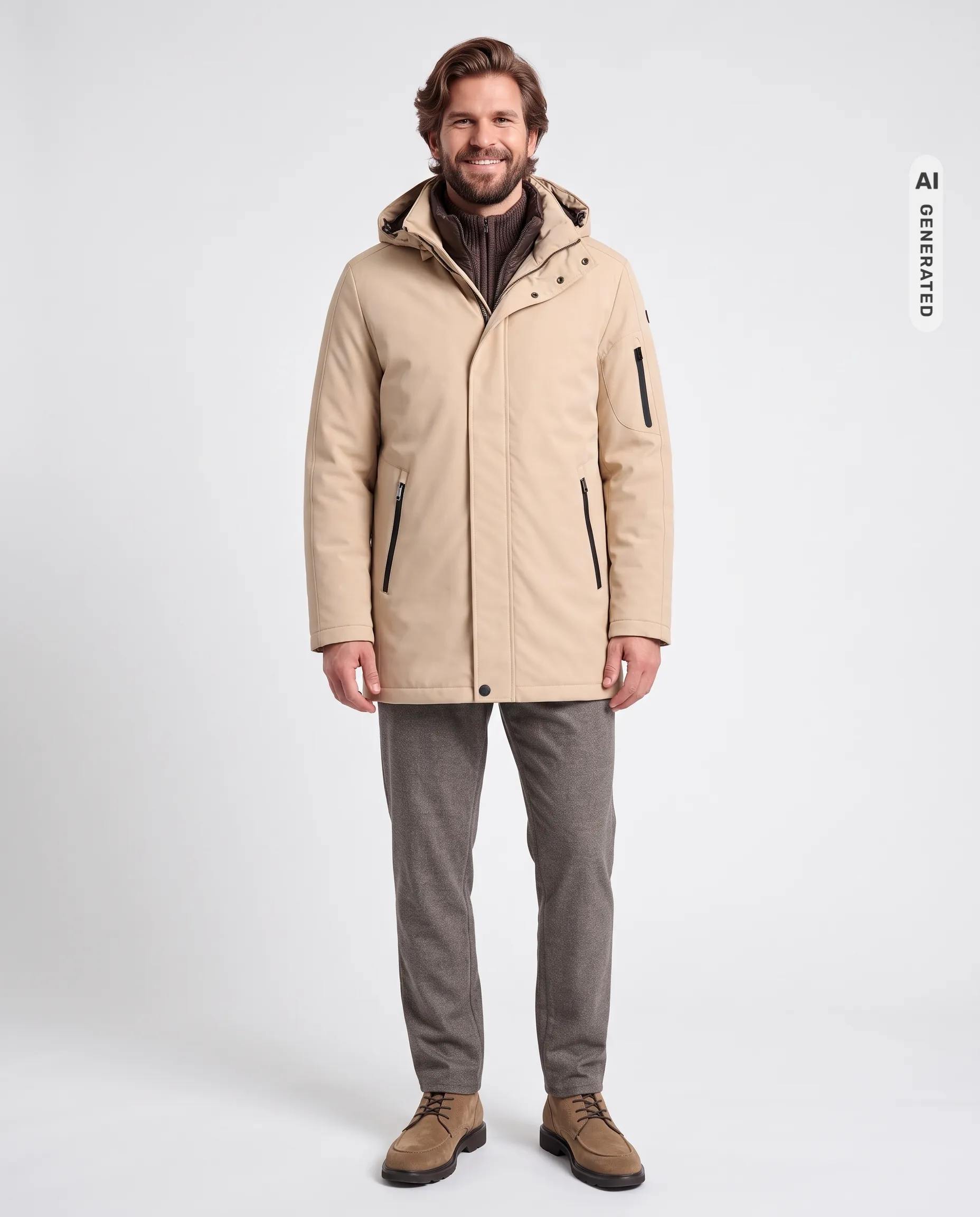 Campbell Parka Lunnar Safari 107660-004-L