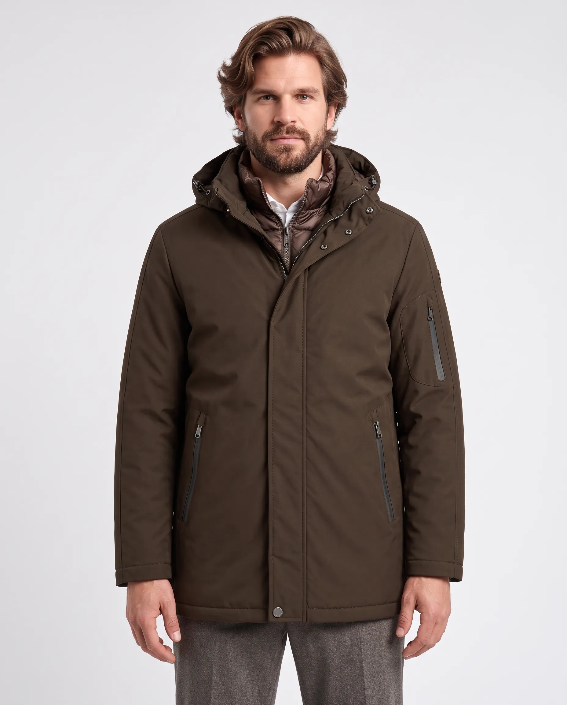 Campbell Parka Lunnar Coffee Bean brown 107660-005-L