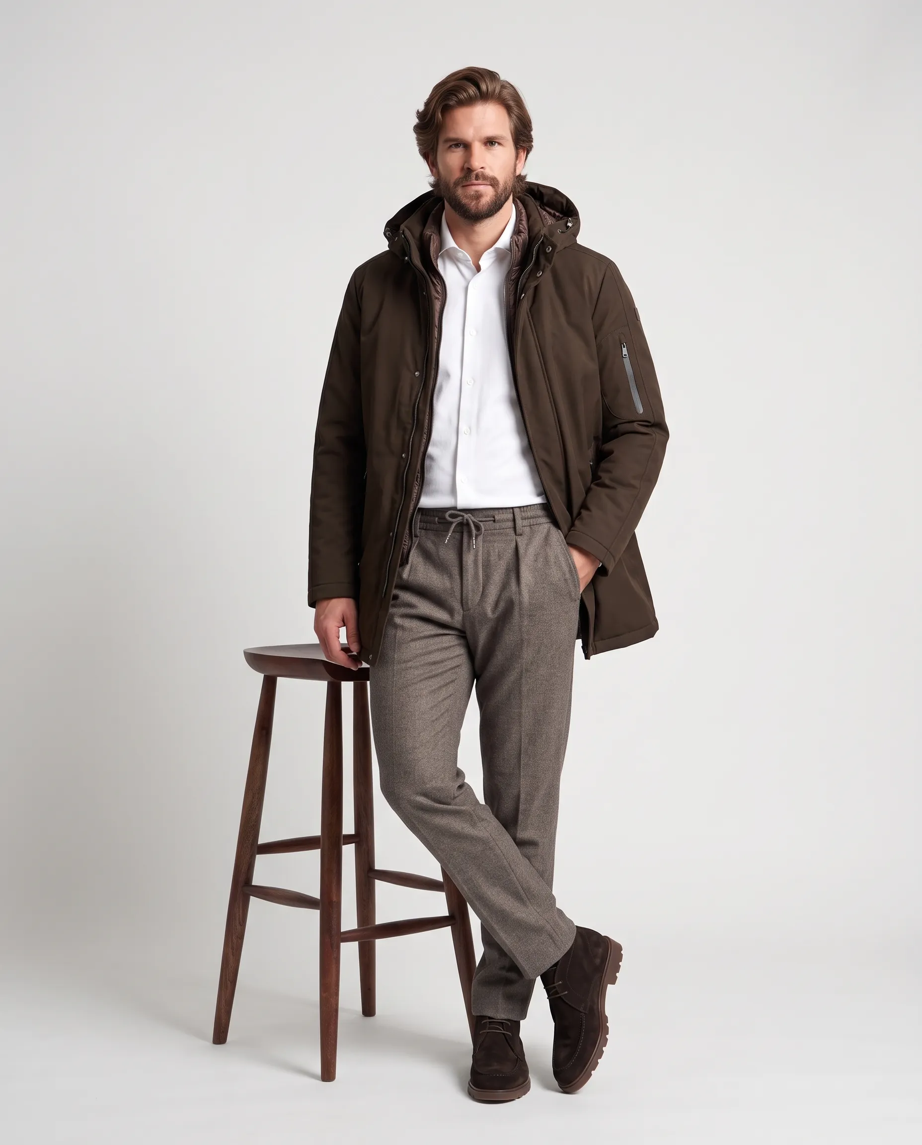 Campbell Parka Lunnar Coffee Bean brown 107660-005-L