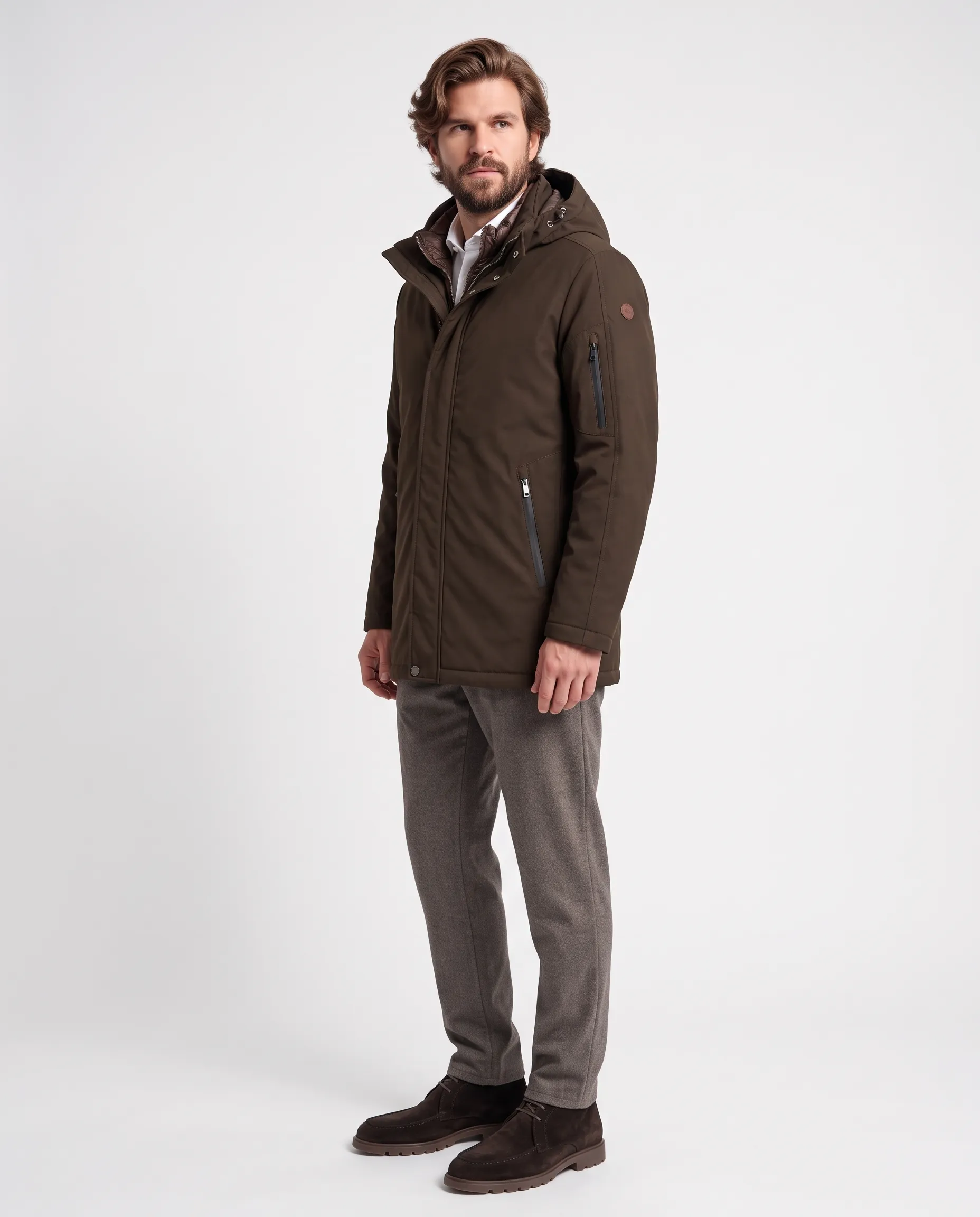 Campbell Parka Lunnar Coffee Bean brown 107660-005-L