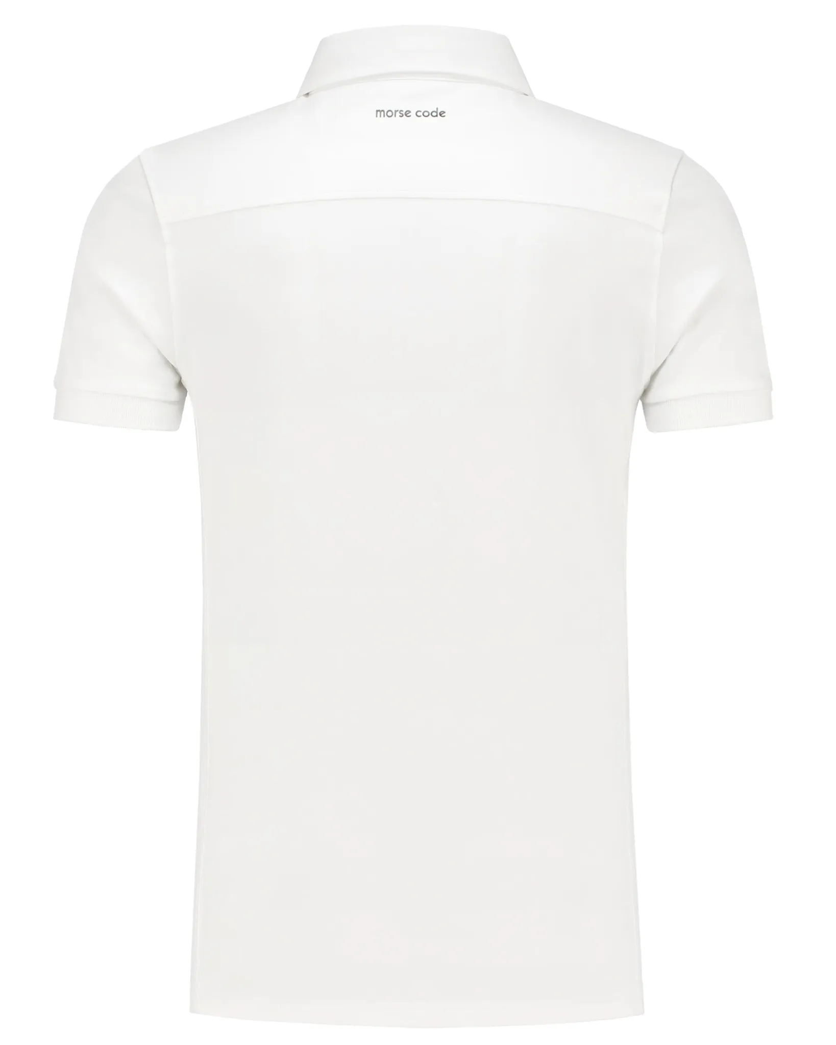 Morse Code Alpha 1 Jersey Polo Wit 107672-001-L