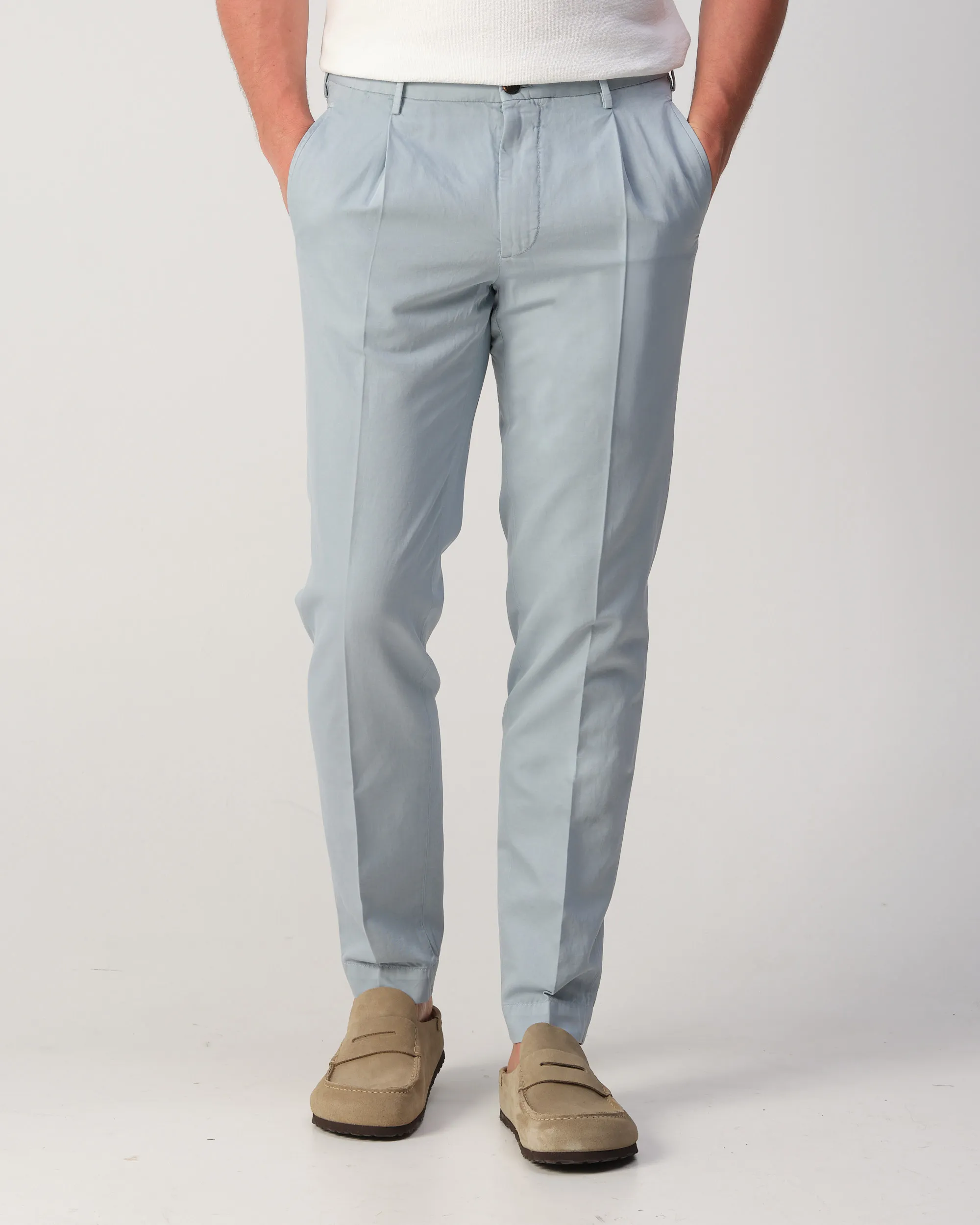 Incotex Chino Licht blauw 107694-001-31