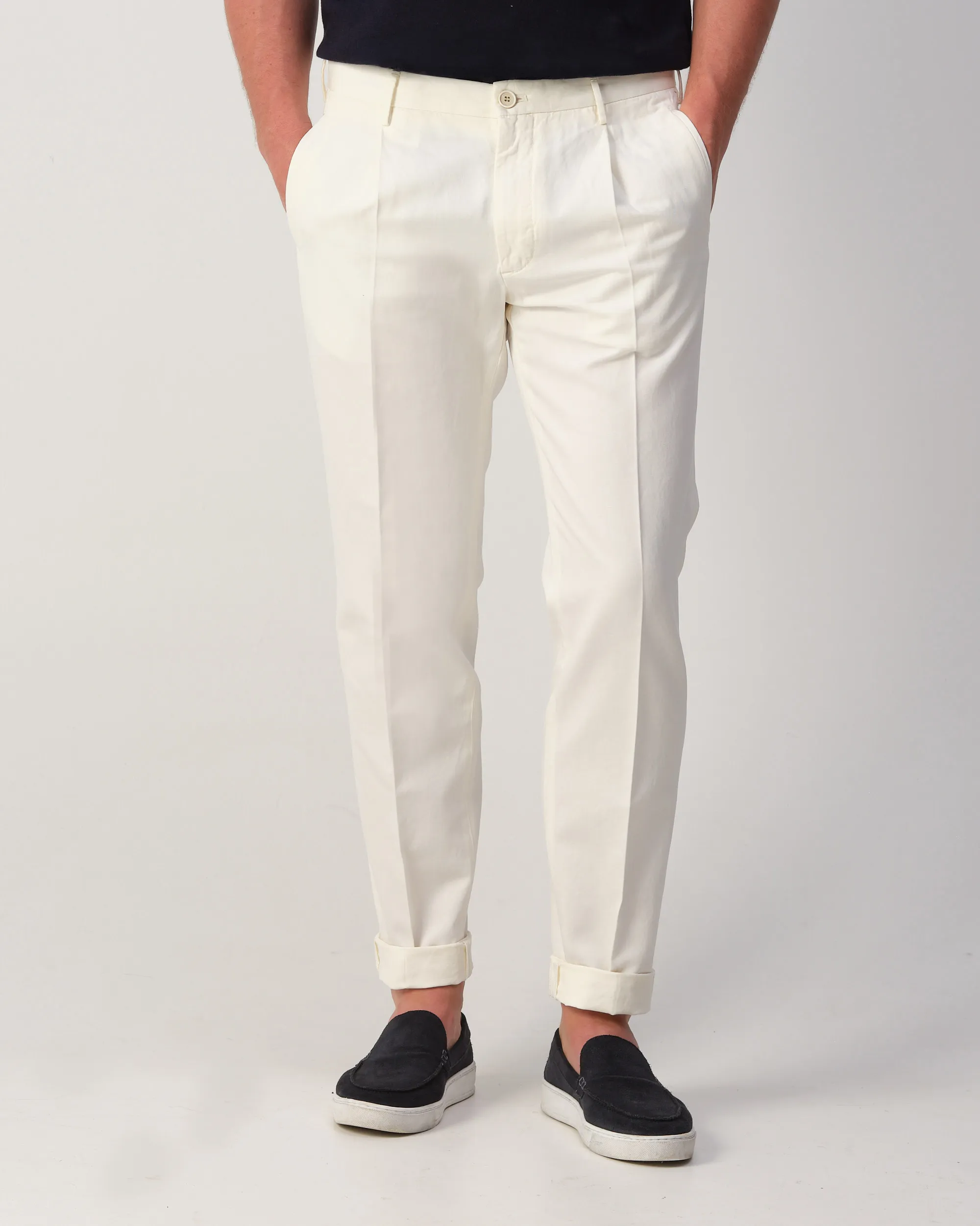 Incotex Chino Wit 107695-001-31