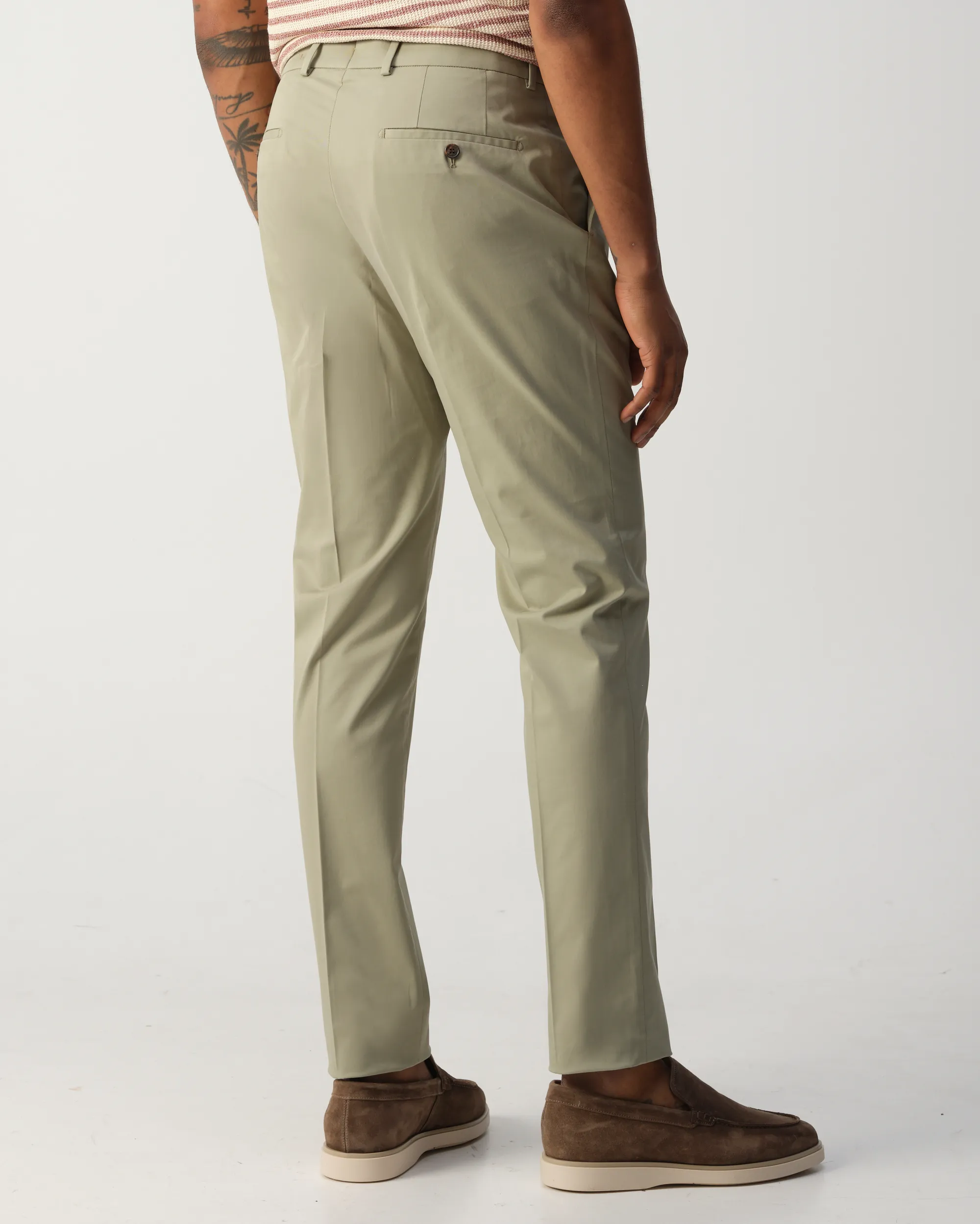 Incotex Chino Groen 107696-001-31