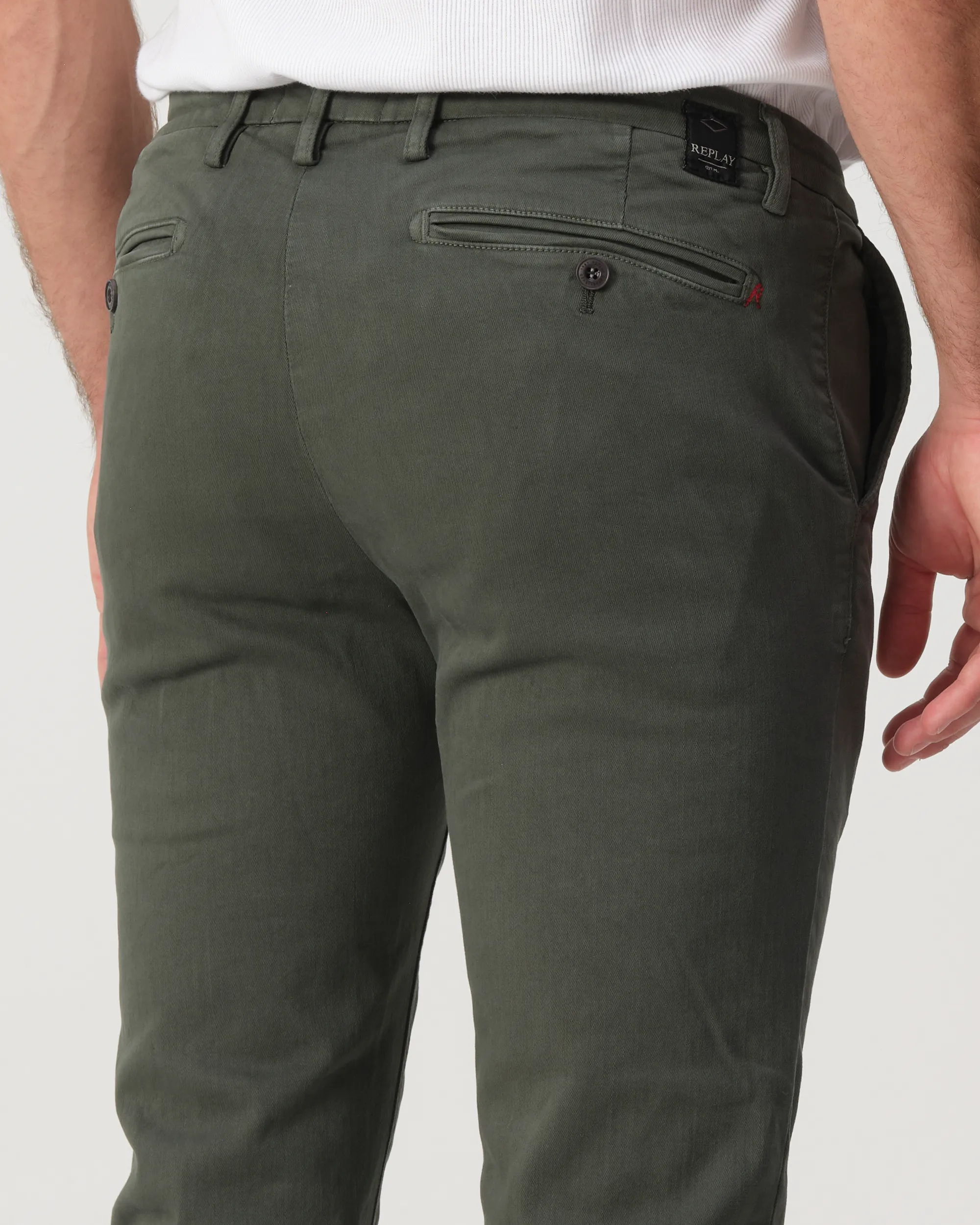 Replay Zeumar Chino Groen 107708-001-29/32