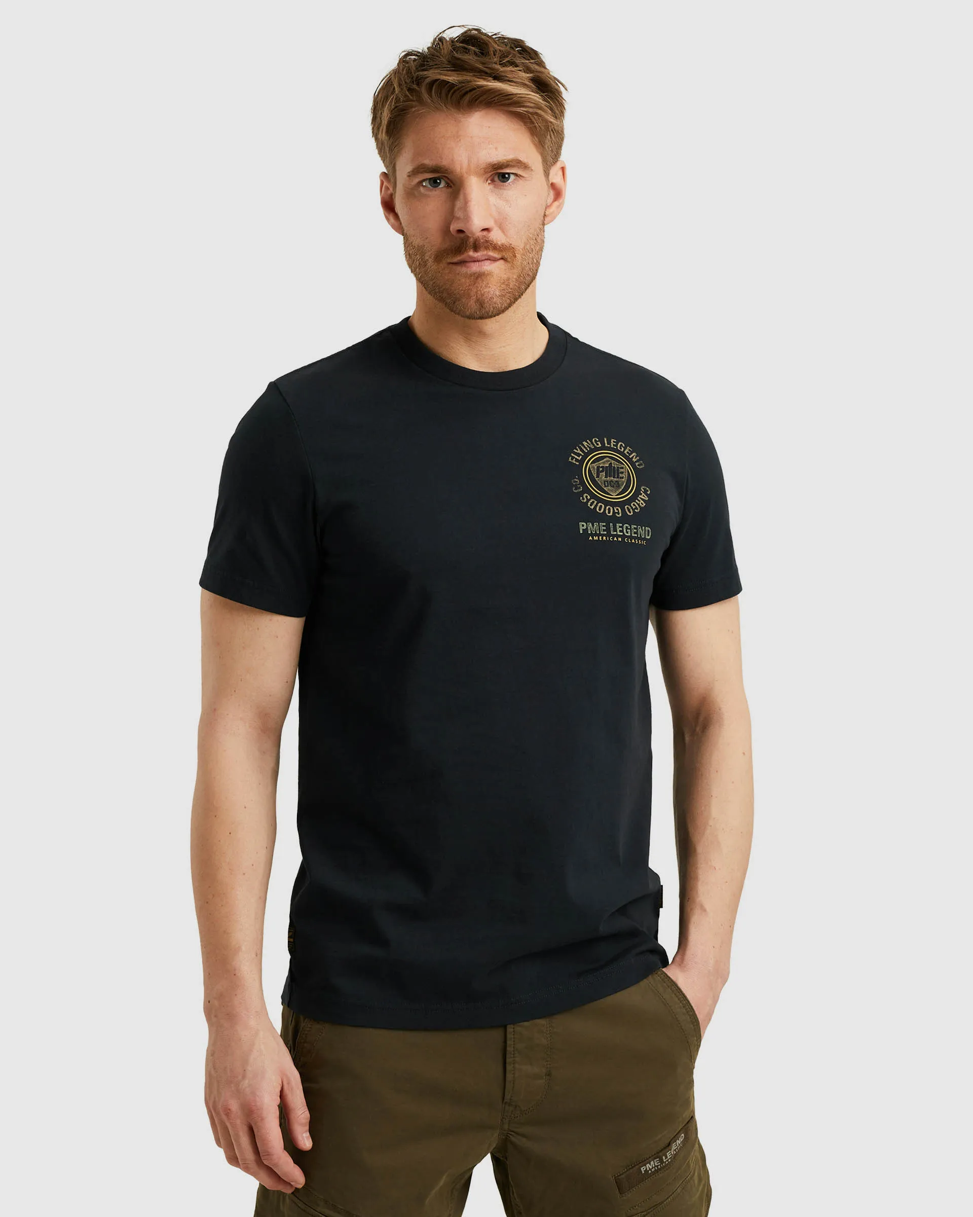 PME Legend T-shirt Korte mouw Blauw 107712-001-M