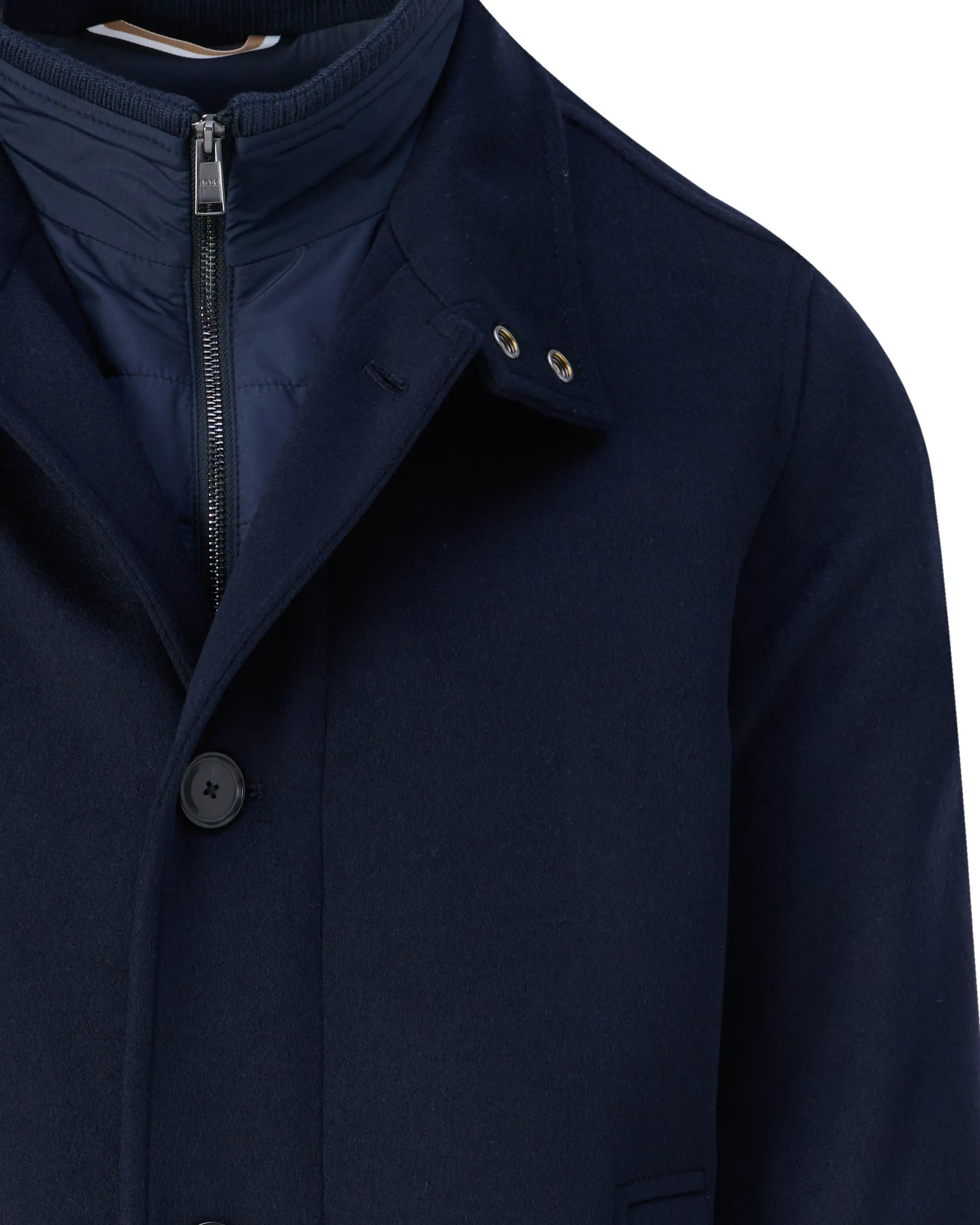 Boss Menswear Overcoat Donker blauw 107725-001-102