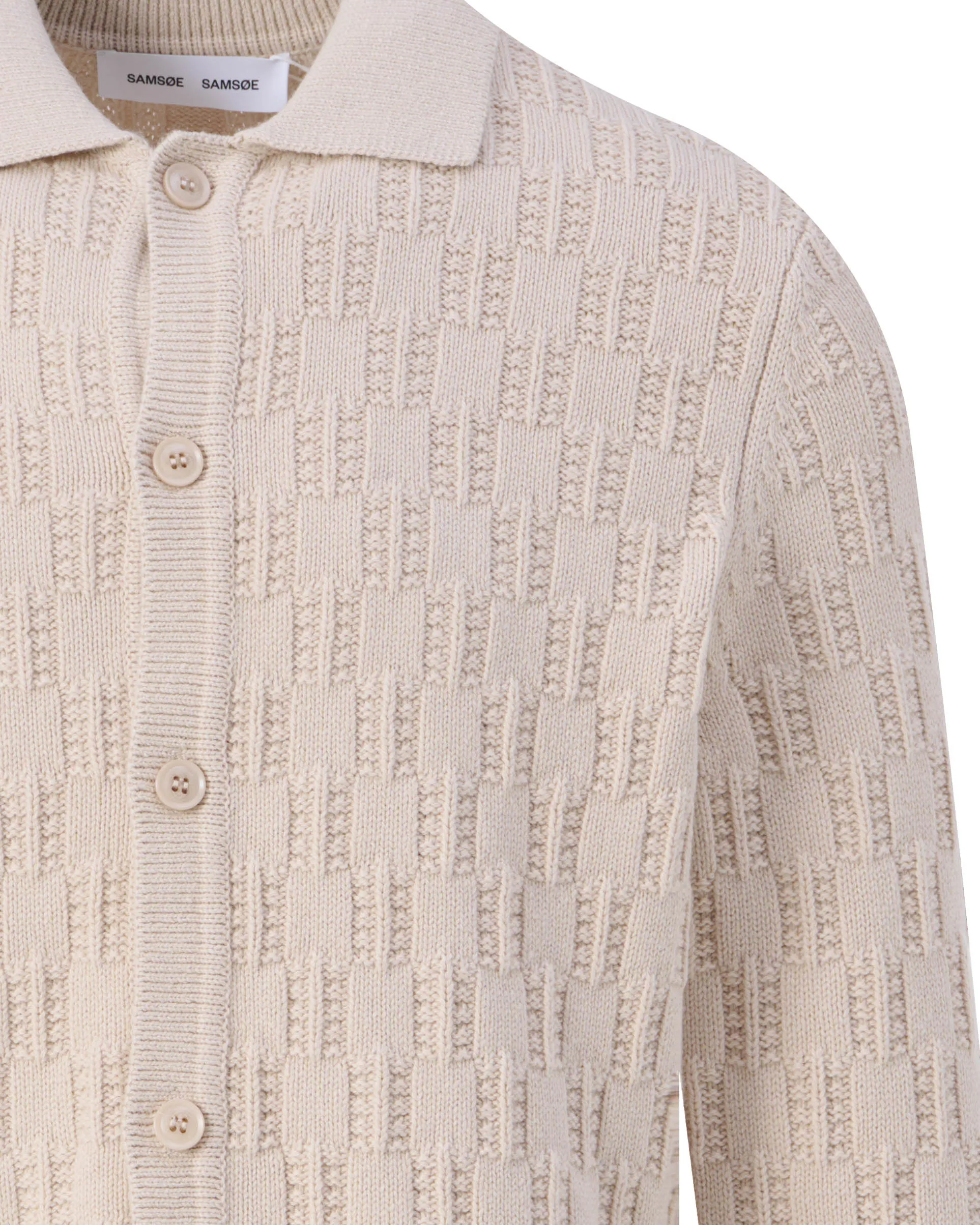 Samsoe & Samsoe Sabrodie Casual Overhemd Beige 107753-001-L