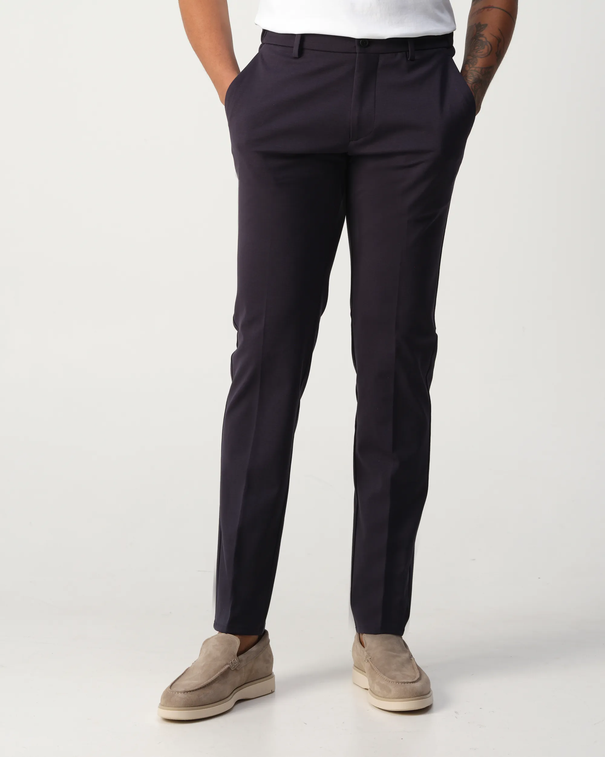 Berwich Chino Donker blauw 107787-001-46