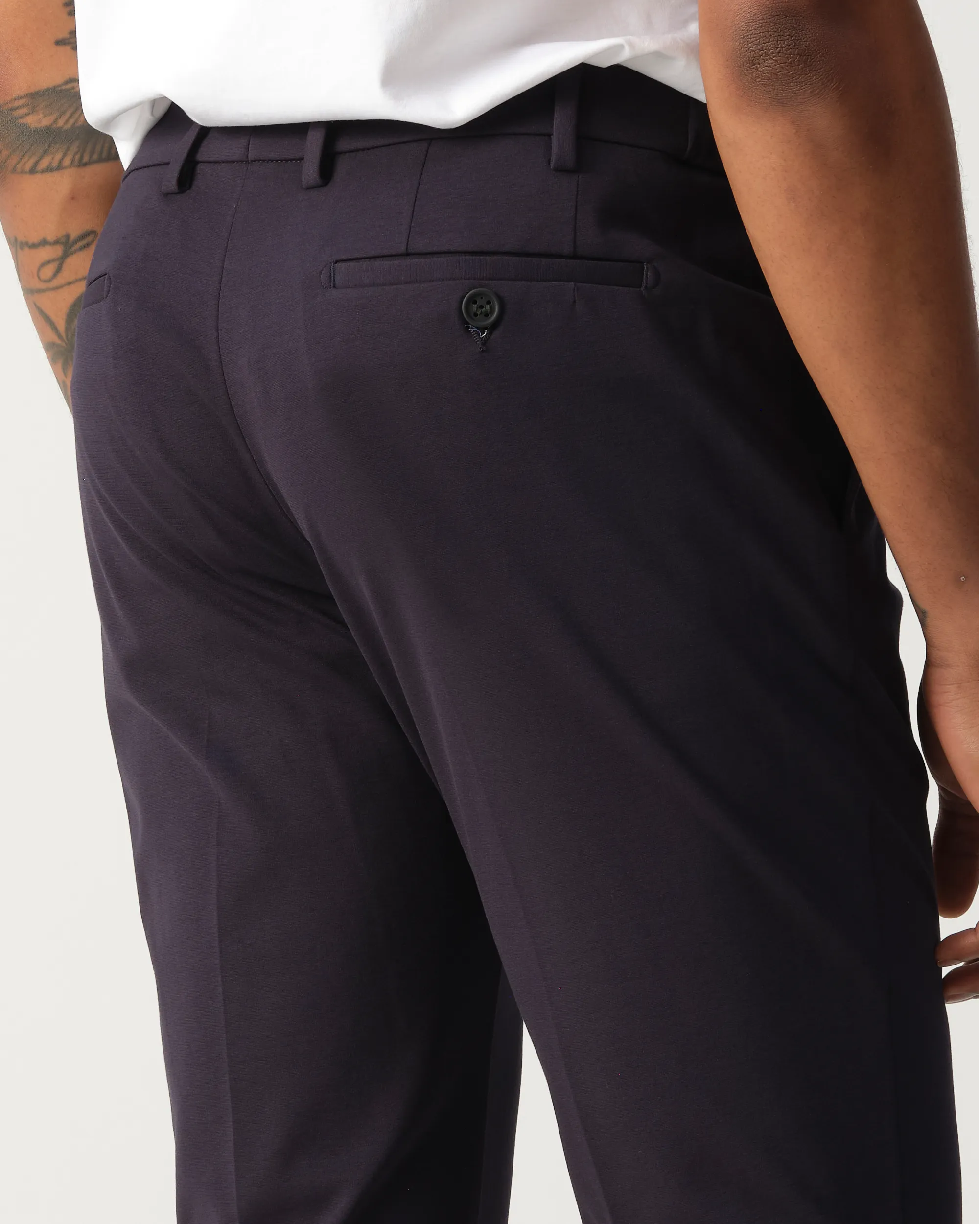 Berwich Chino Donker blauw 107787-001-46