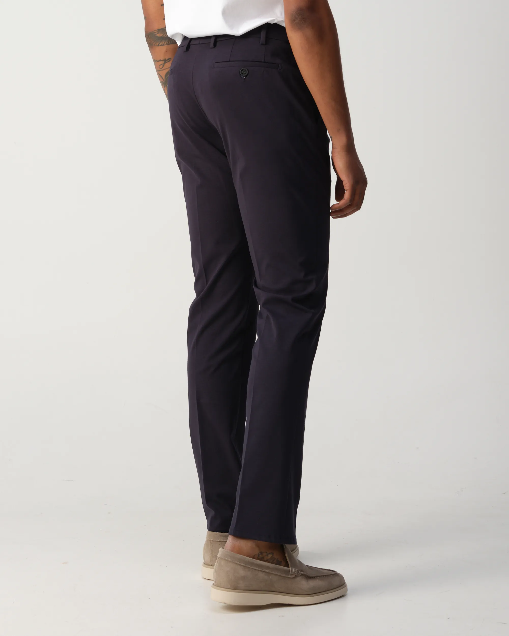 Berwich Chino Donker blauw 107787-001-46