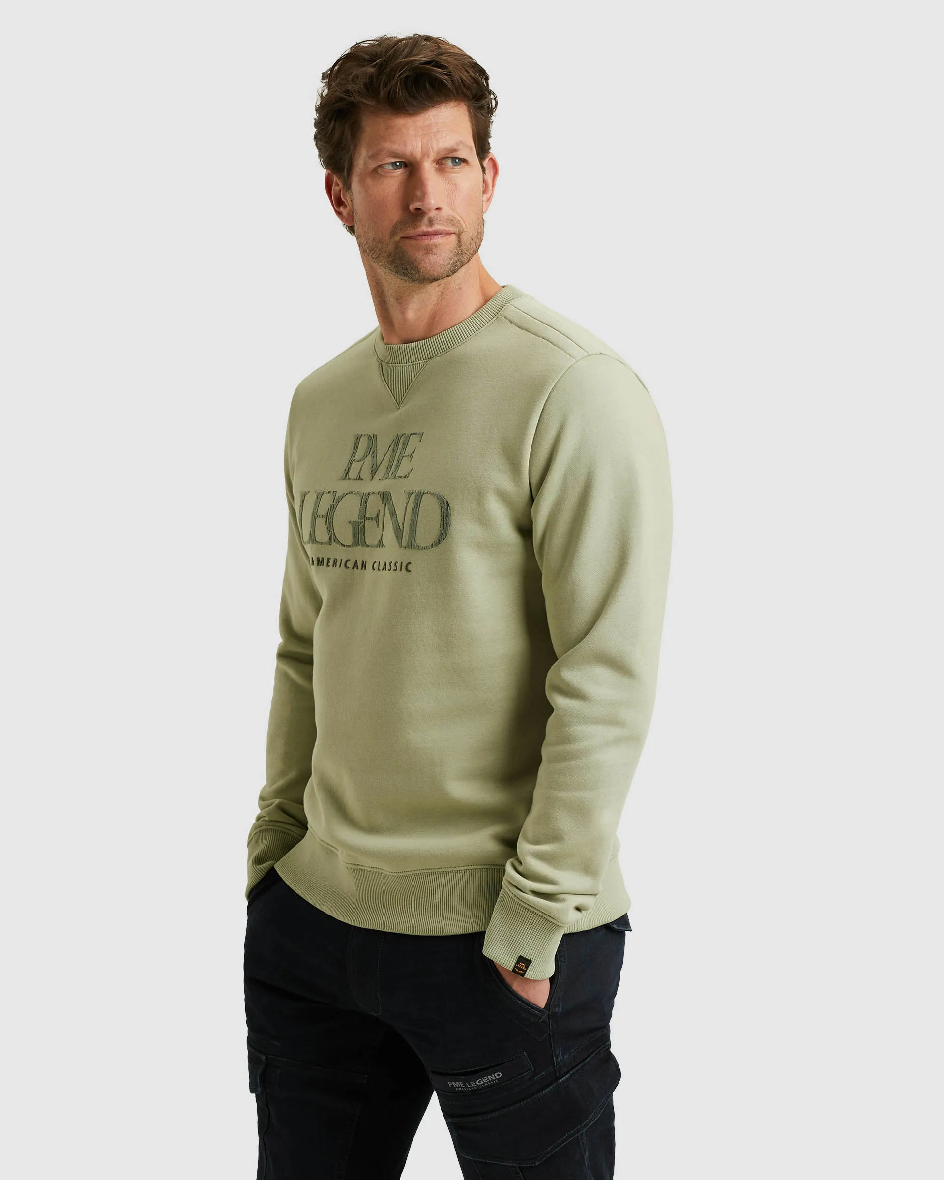 PME Legend Sweater Groen 107868-001-M
