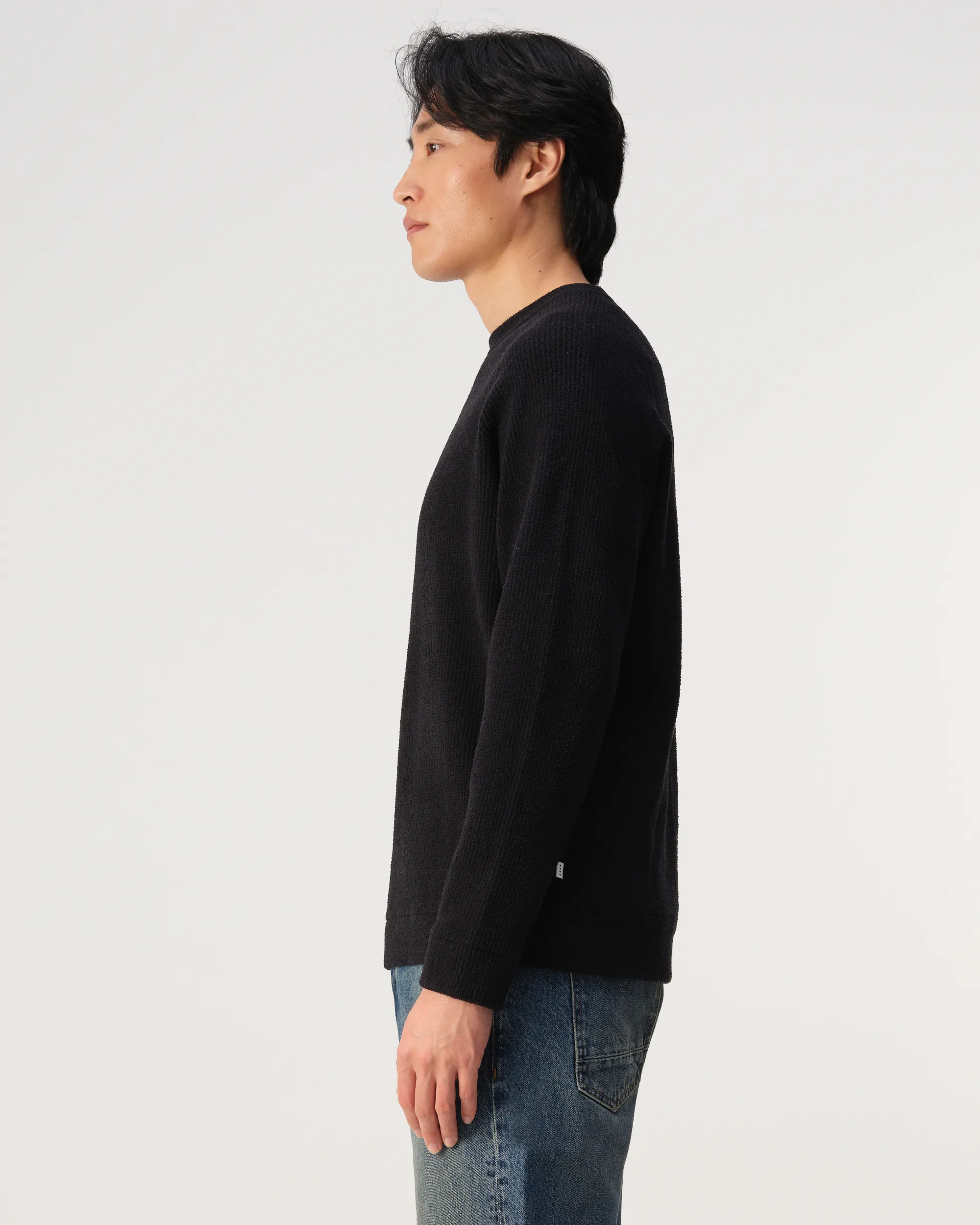 J.C. RAGS Eddy Trui ronde hals Black 107873-001-L